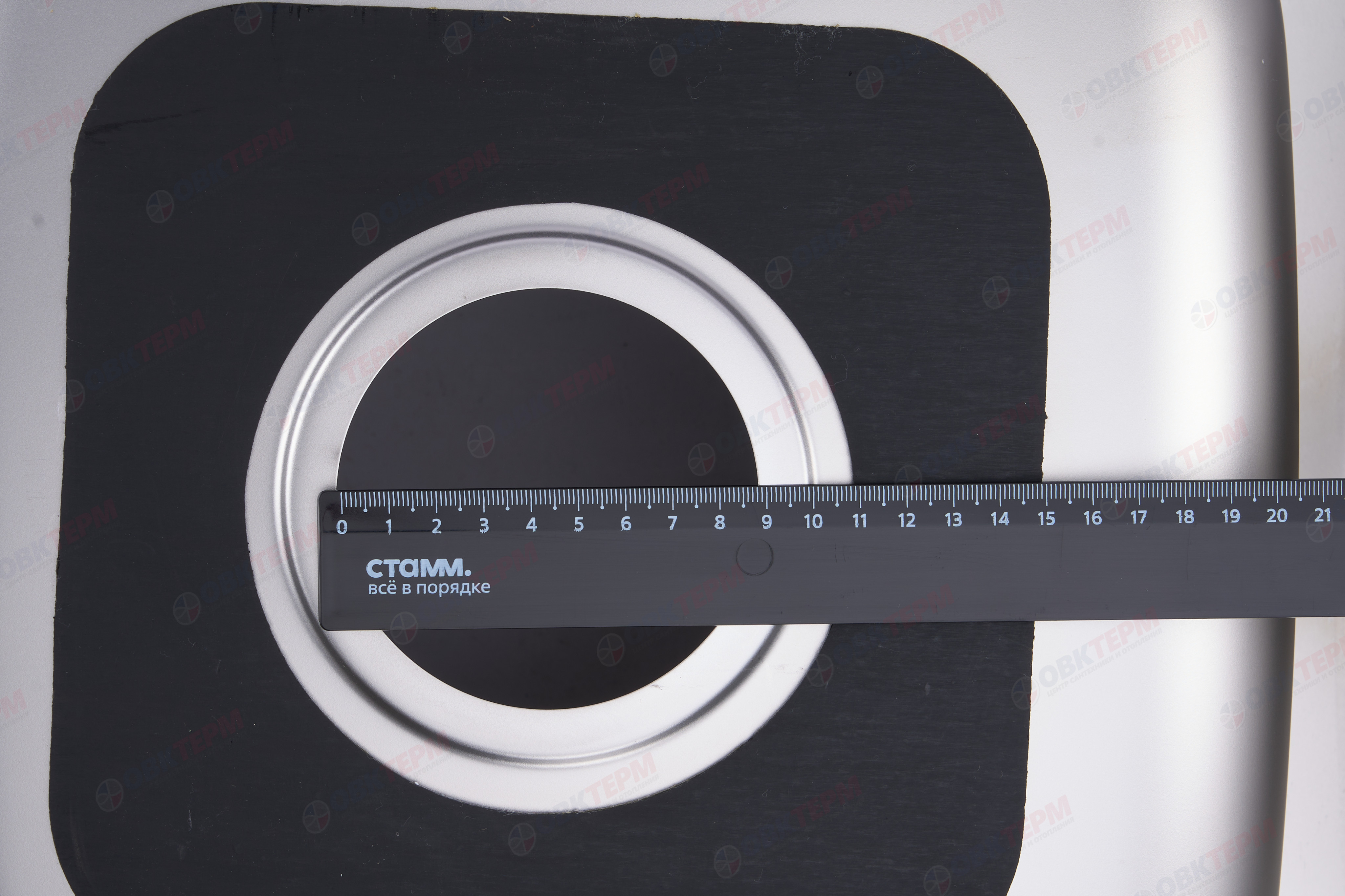 ZERIX мойка Z8060B-08-180E (SATIN) НАКЛАДНАЯ \ с сифоном (7шт/ящ) - миниатюра №10