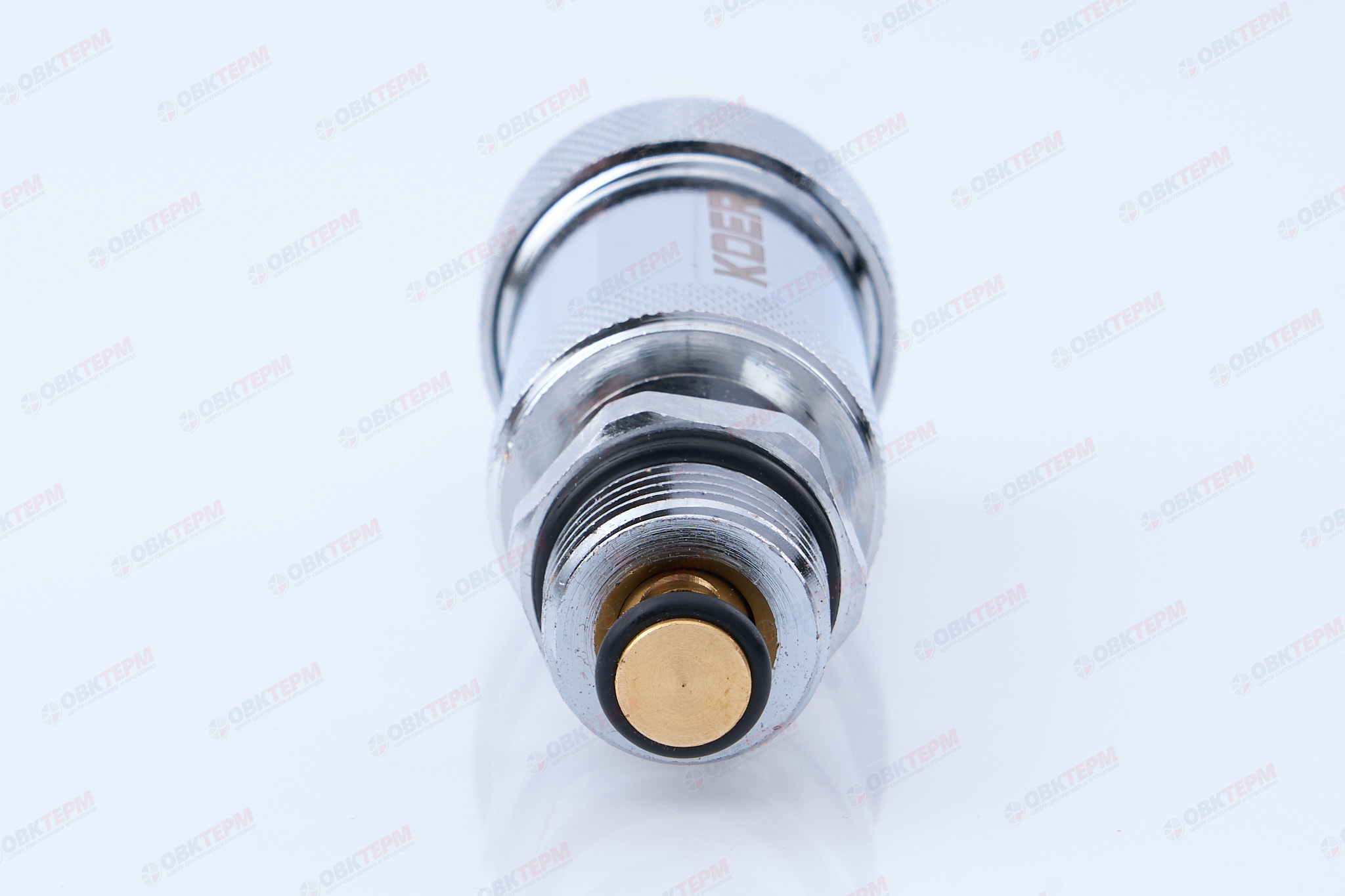 Воздухоотводчик автом. 1/2"   KOER (KR.1254) ХРОМ прямой с обр. кл.    (100 шт) - Изображение №3