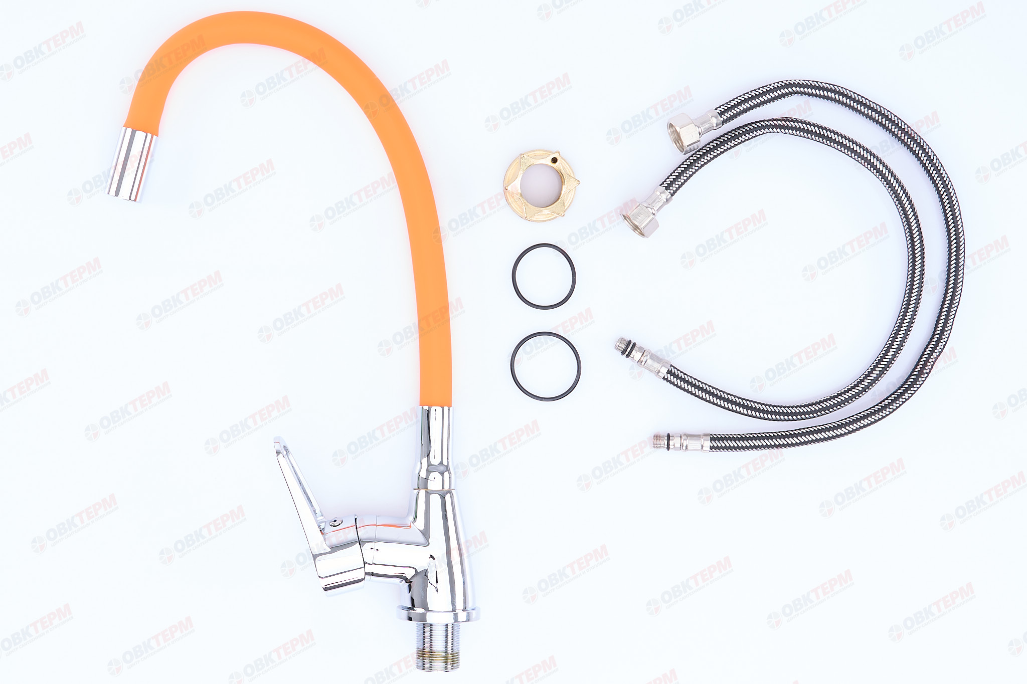 Смеситель д/кухни REFLECTOR ZERIX SOP7 045 Ø40 ORANGE (10 шт/ящ) - миниатюра №3