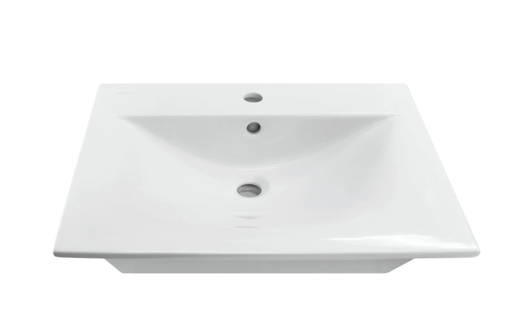 Умывальник мебельный Sanita Lux Breeze 60 ВКС Белый S1 610х160х471 - Изображение №1