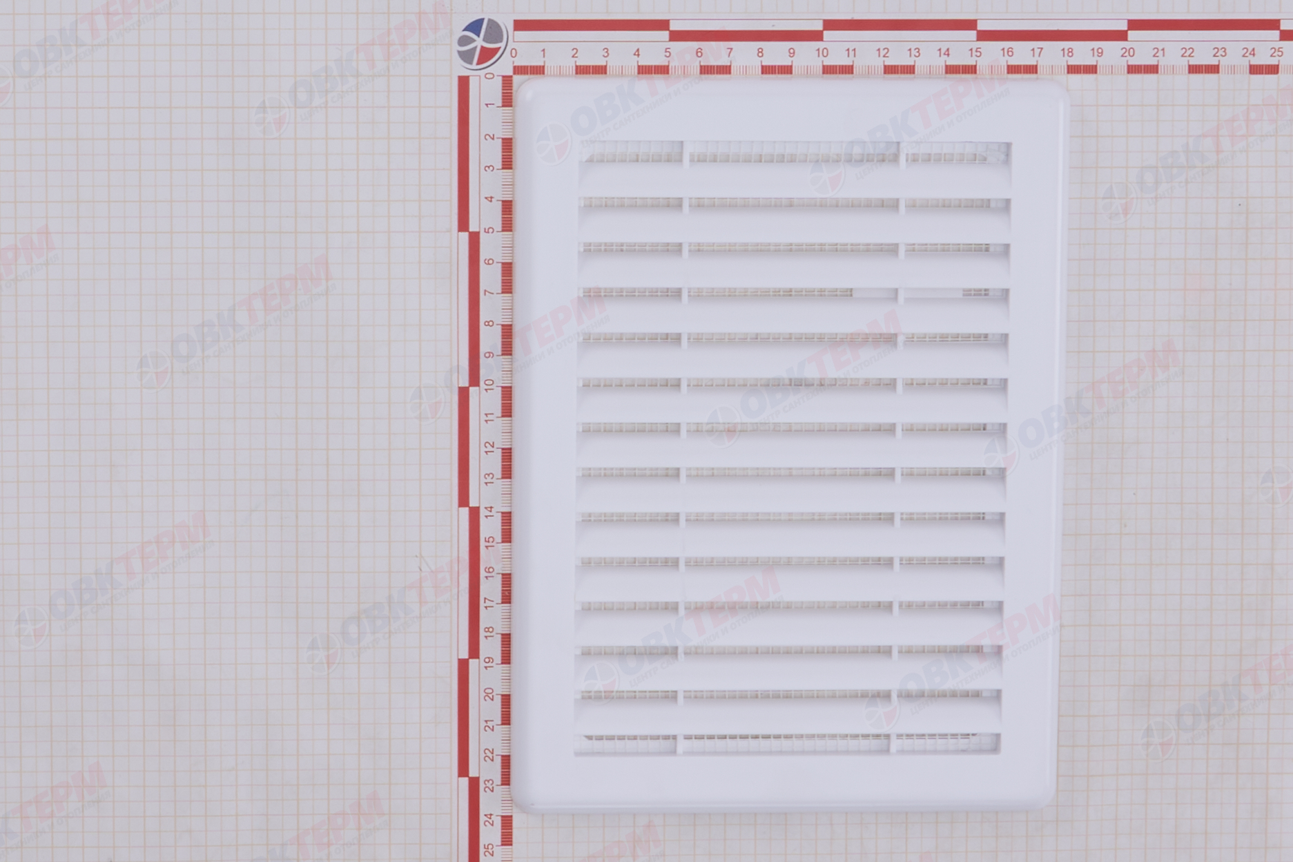 Решетка вентиляционная ЭР Ш180*В240 разъемная, с антимоскитной сеткой (50шт/уп) Эвент - миниатюра №7