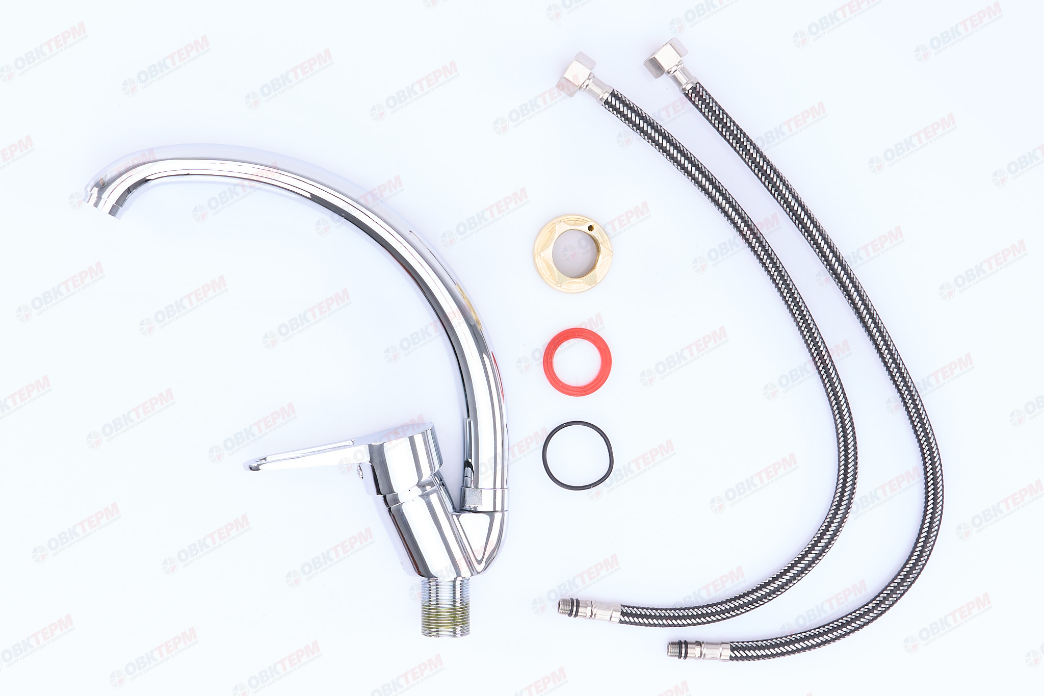 Смеситель д/кухни ZERIX PUD4 045 Ø35 на ГАЙКЕ  (10 шт/ящ) - миниатюра №4