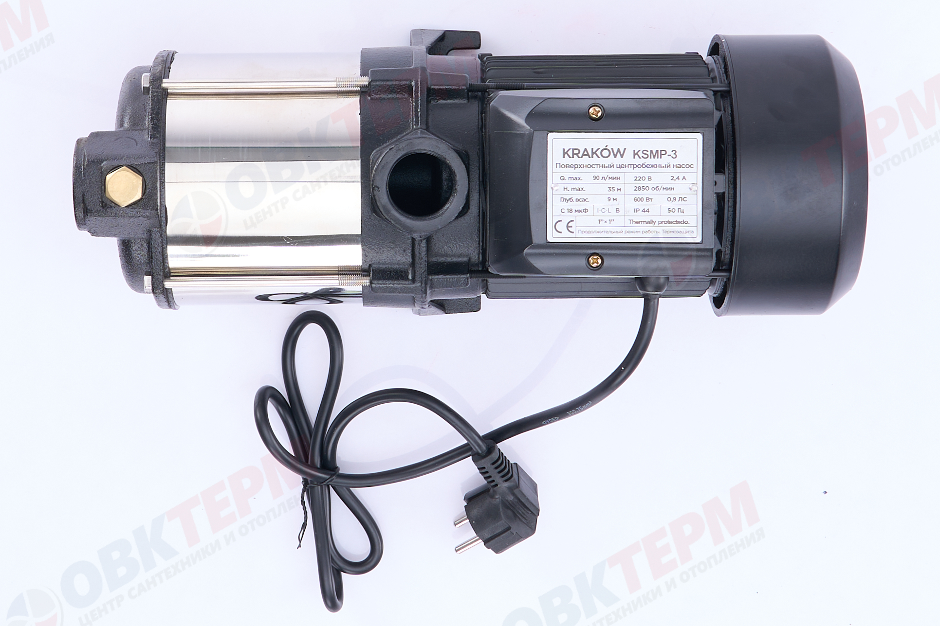Насос многоступенчатый KSMP-3 KRAKOW (0,6кВт/90л/мин/35м.) - миниатюра №6
