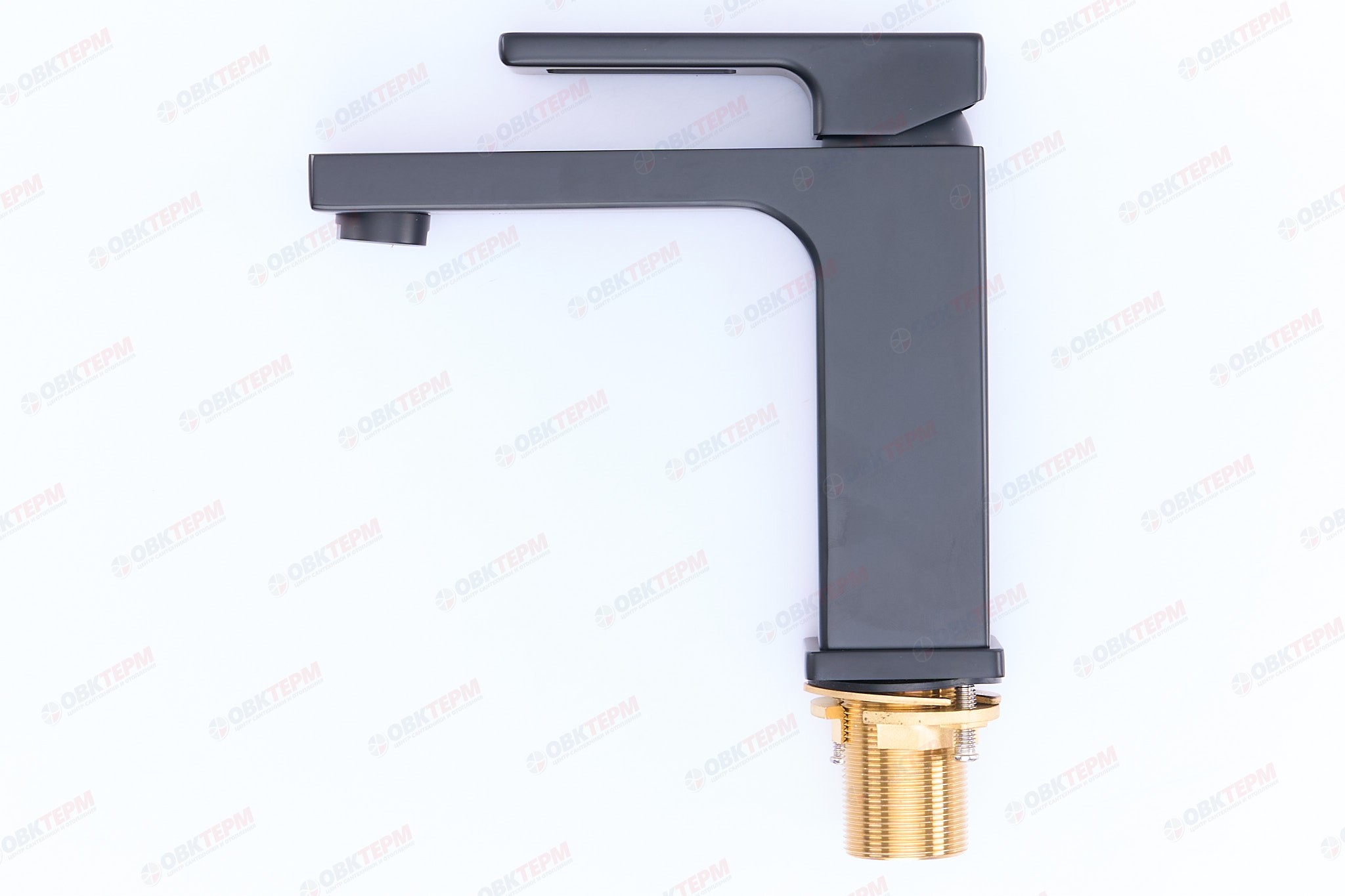 Смеситель д/раковины GAPPO G1017-6 латунь /черный (Ø35, на гайке) - миниатюра №9