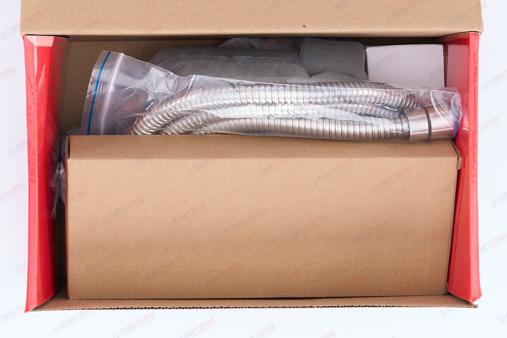 Смеситель д/ванны корот. нерж/сталь ZERIX FOX-009 (EURO) 8 шт/ящ - миниатюра №4