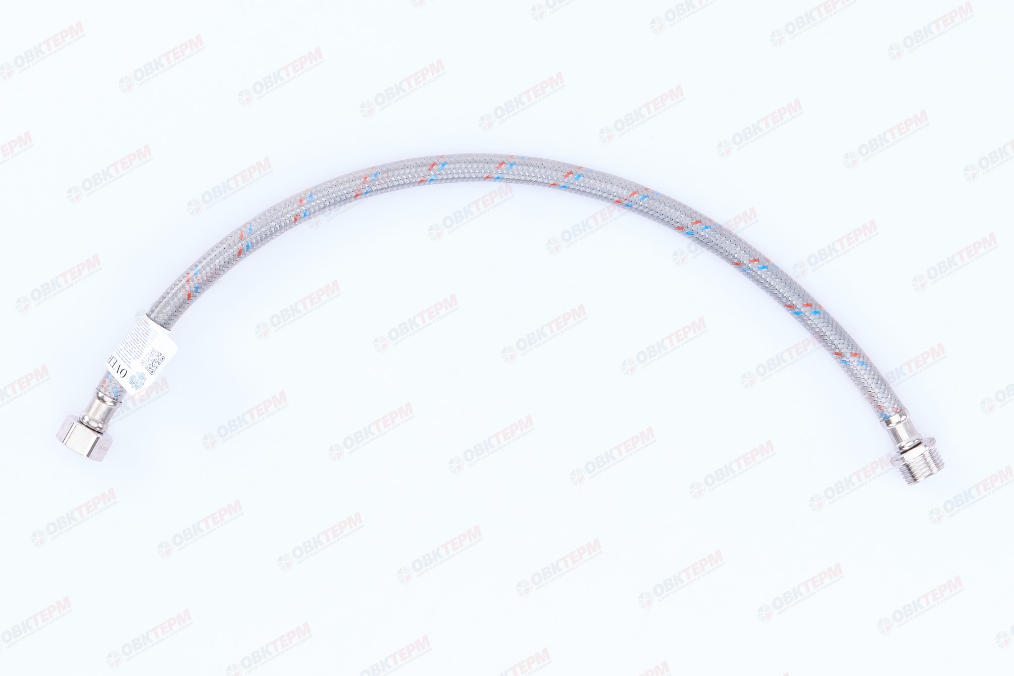 Шланг    1/2"х1/2" ВН, в силикон.обмотке    50 см  "OVERCON"   (100шт/ящ) - Изображение №3