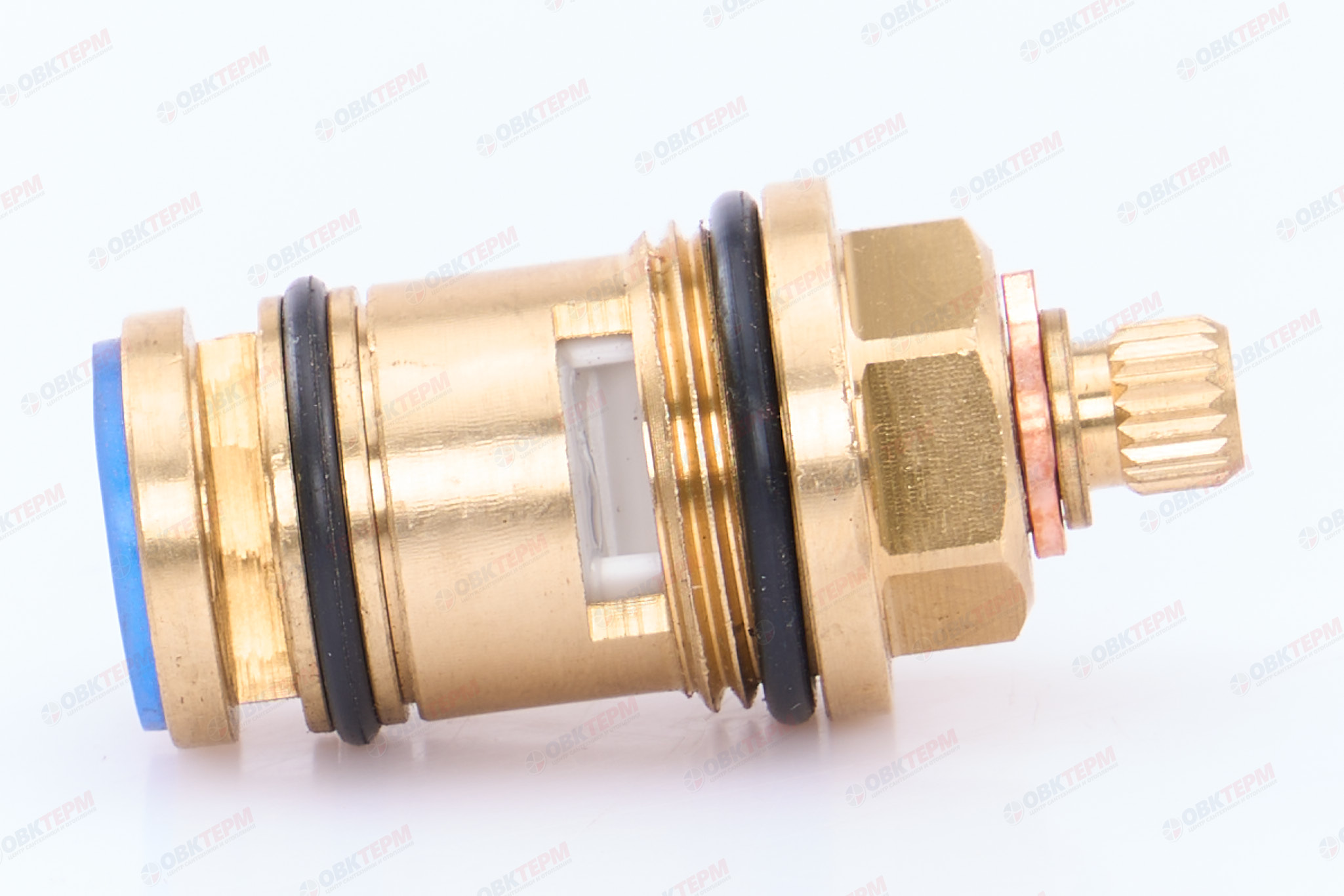 Кран-букса - EUROPRODUCT керамика 20 шлицов короткий шток EURO  (300 шт/ящ) - миниатюра №7