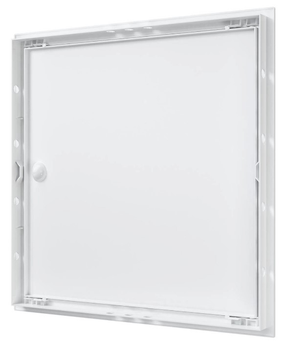 Люк ревизионный EVECS ЛР фланец 396*396, ручка 418*418 пластик Эра - Изображение №4