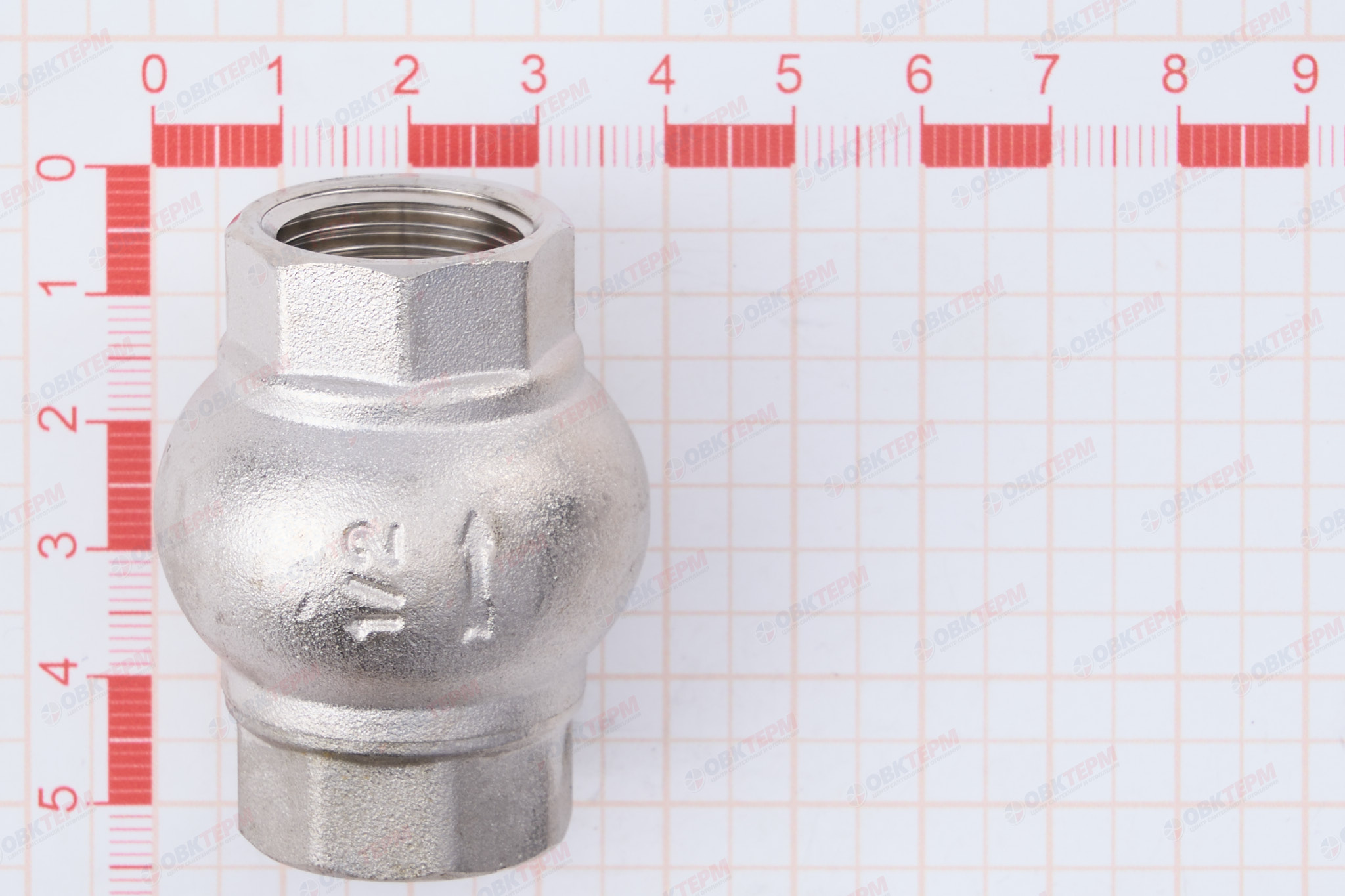 Клапан обратный     VALTEC     1/2"     (латун золотник)   (13шт) - миниатюра №6