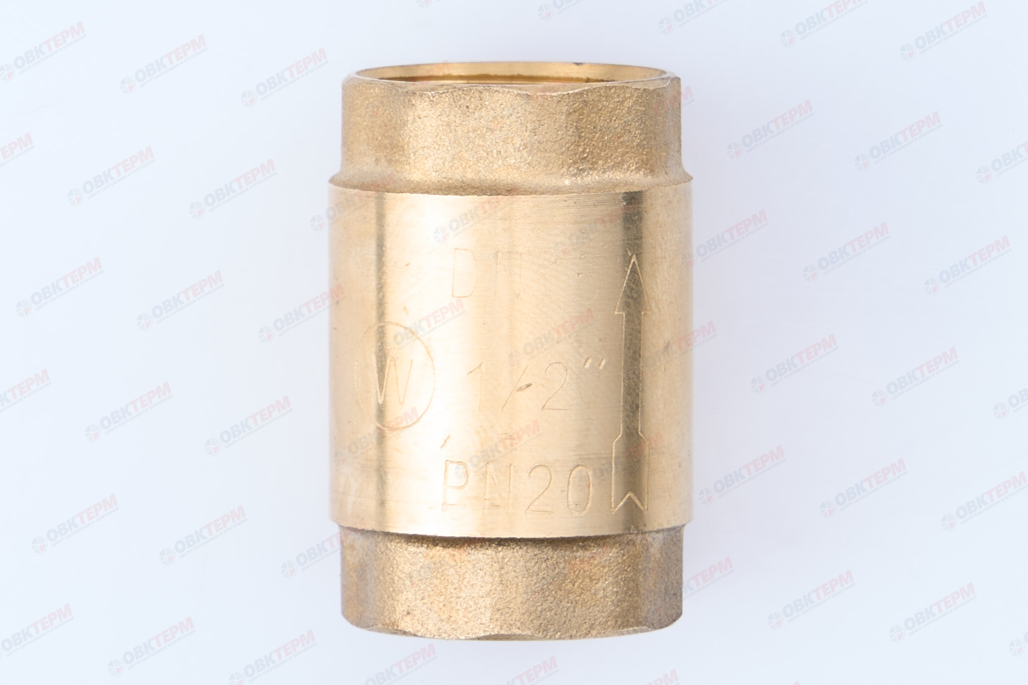 Клапан обратный  EURO    1/2"   (лат.шток)   (200/20) - изображение №1
