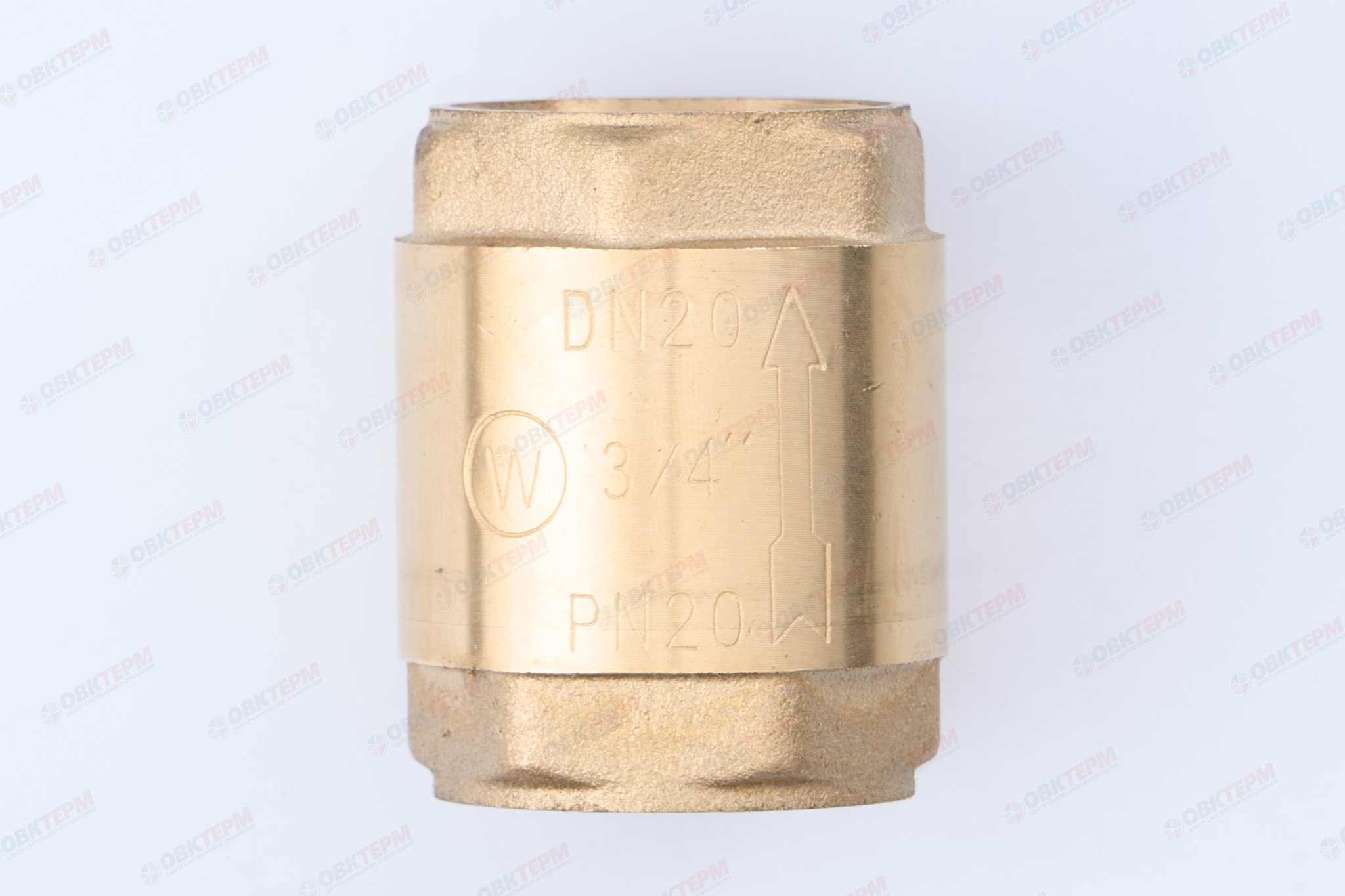 Клапан обратный  EURO    3/4"   (лат.шток)   (100/10) - Изображение №1