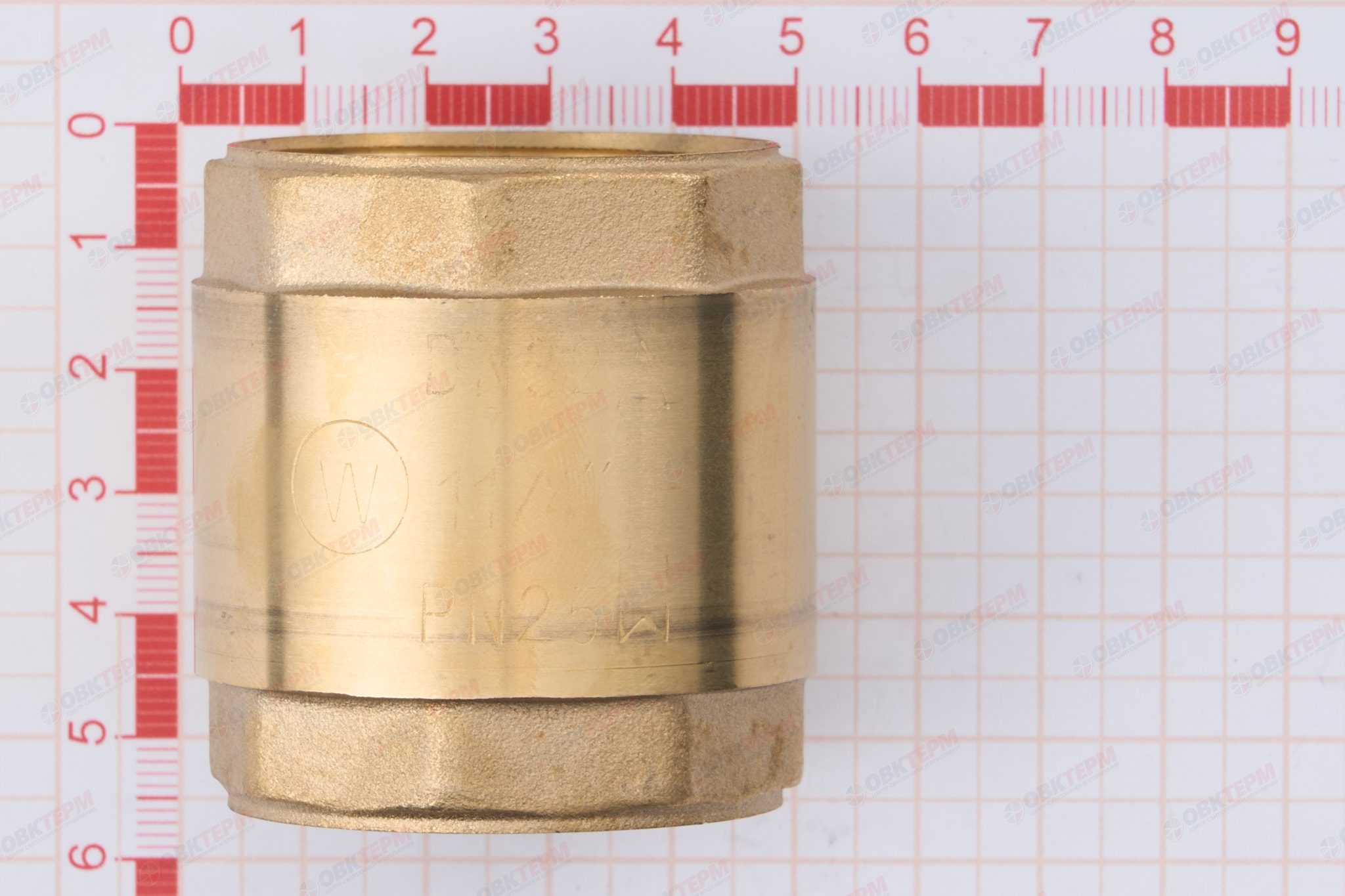 Клапан обратный  EURO  1 1/4"  (лат.шток)    (40-4) - Изображение №3