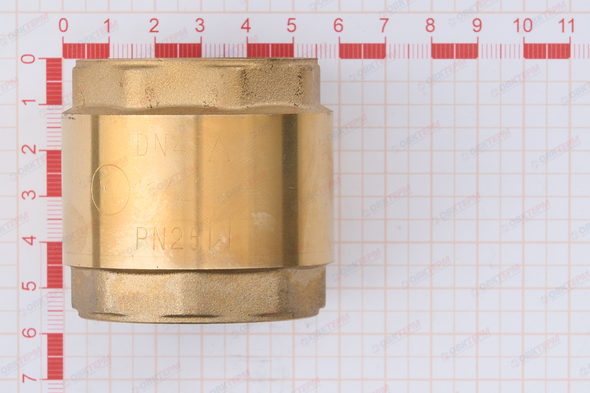 Клапан обратный  EURO 1 1/2"  (лат.шток)   (/6) - миниатюра №4