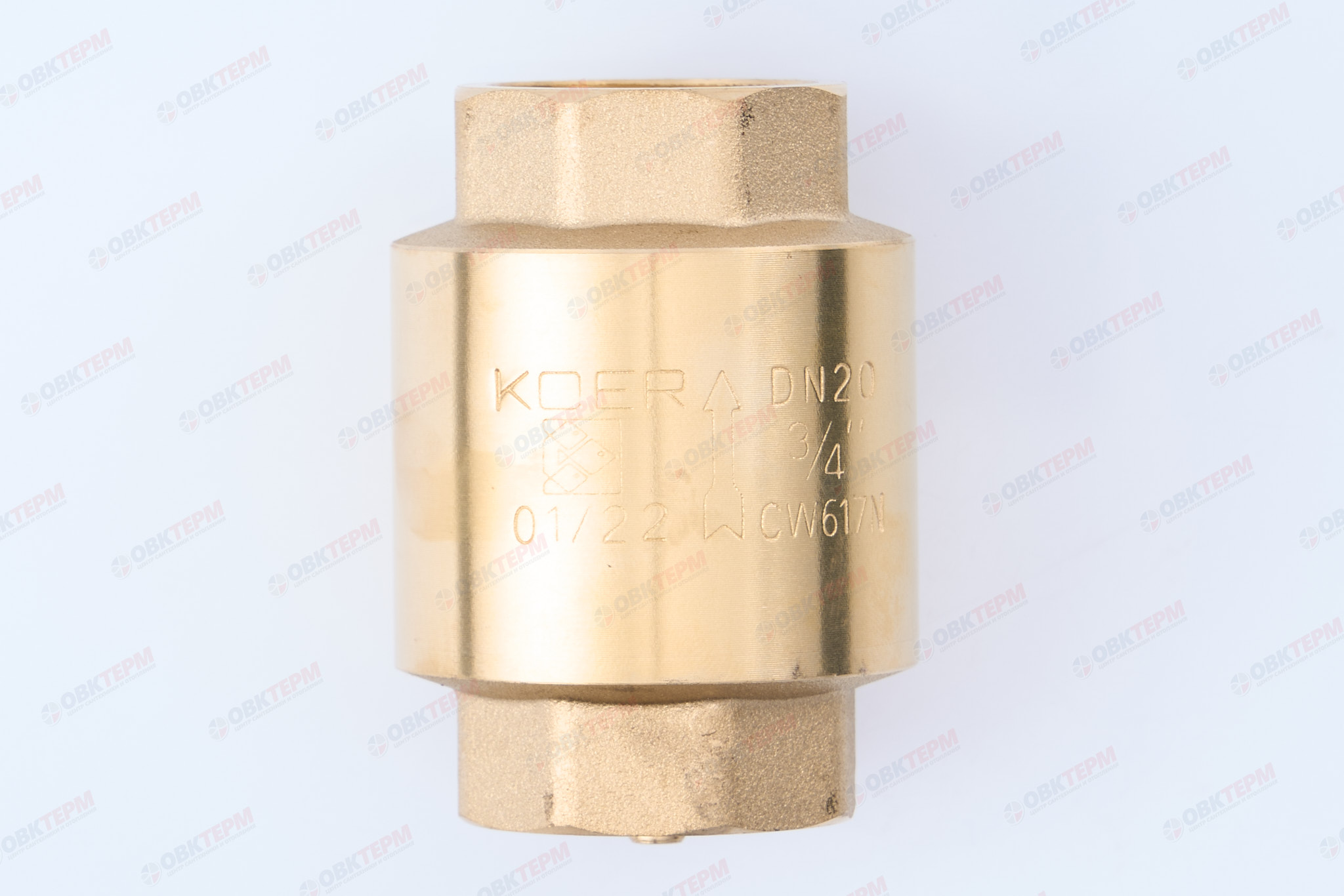 Клапан обратный  KOER       3/4"  (лат.шток)  усиленный  (80/20 шт) - Изображение №1