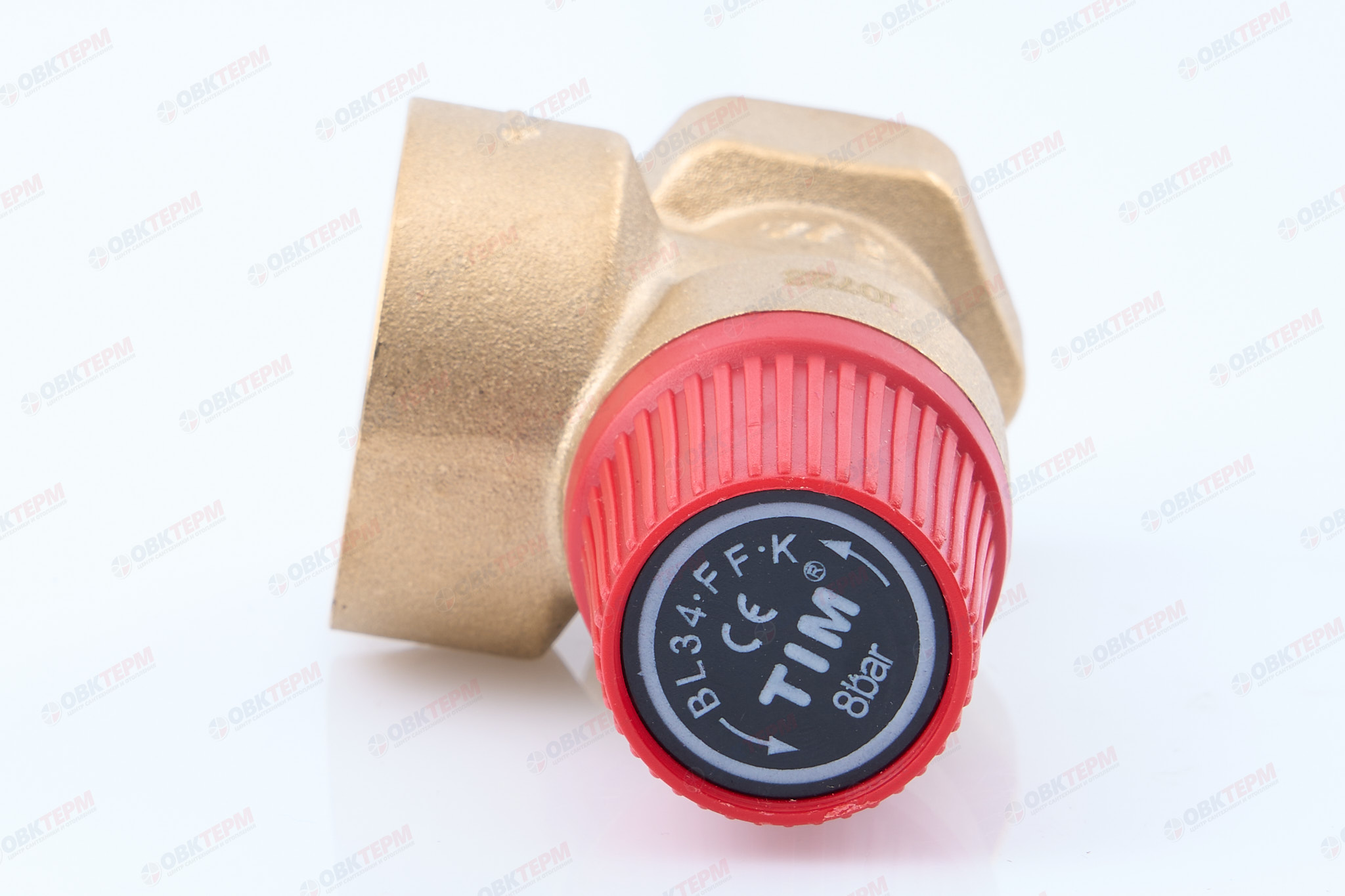 Предохранительный клапан  3/4"х1"TIM (8 bar) вв   (10шт) - миниатюра №6