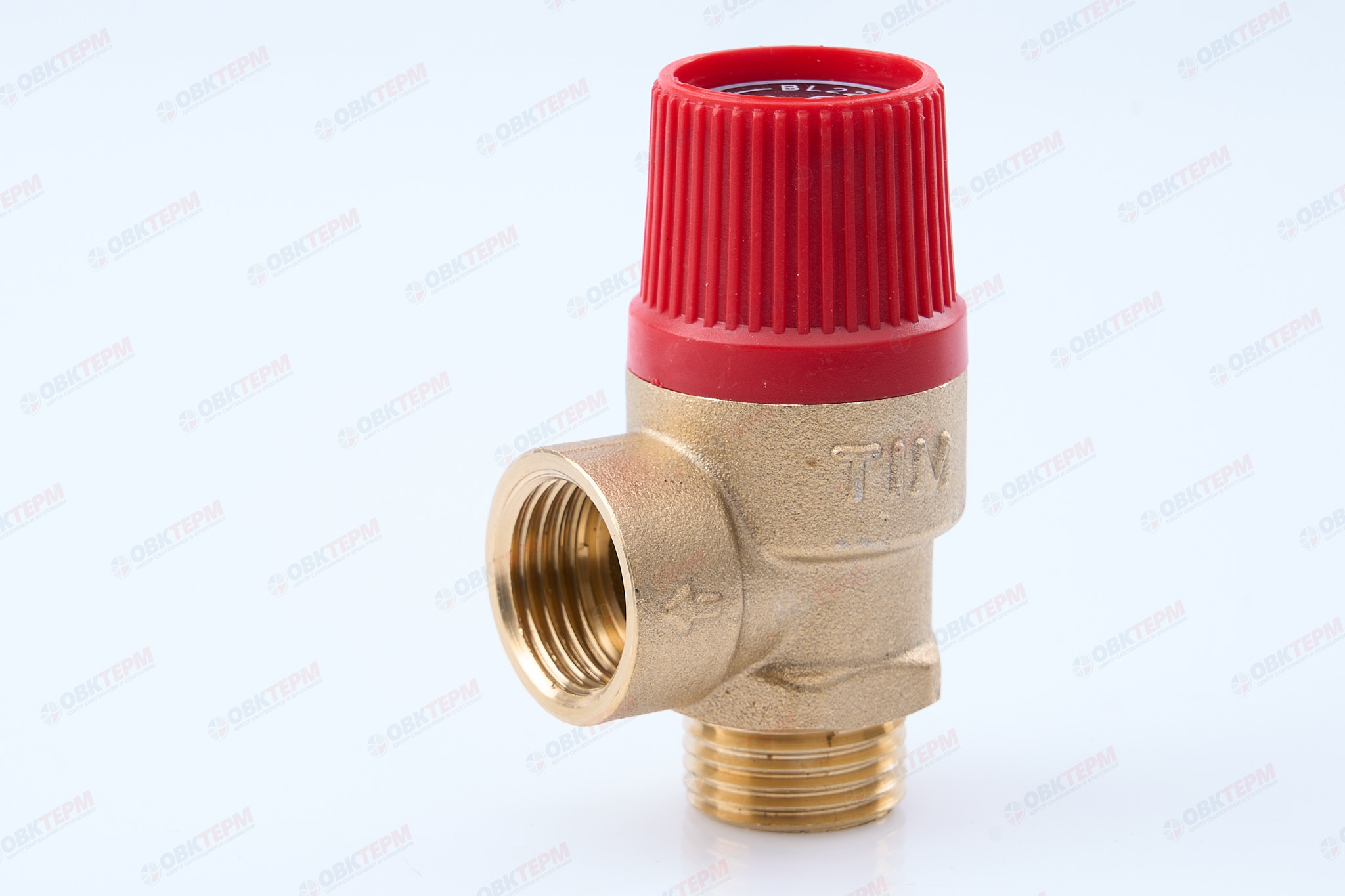 Предохранительный клапан 1/2"  TIM (1.5 bar) вн   (10шт) - Изображение №1