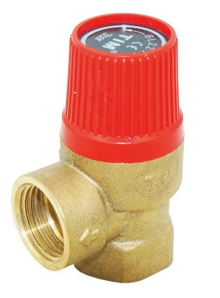 Предохранительный клапан 1/2"  TIM (6 bar) вв   (10шт) - Изображение №2