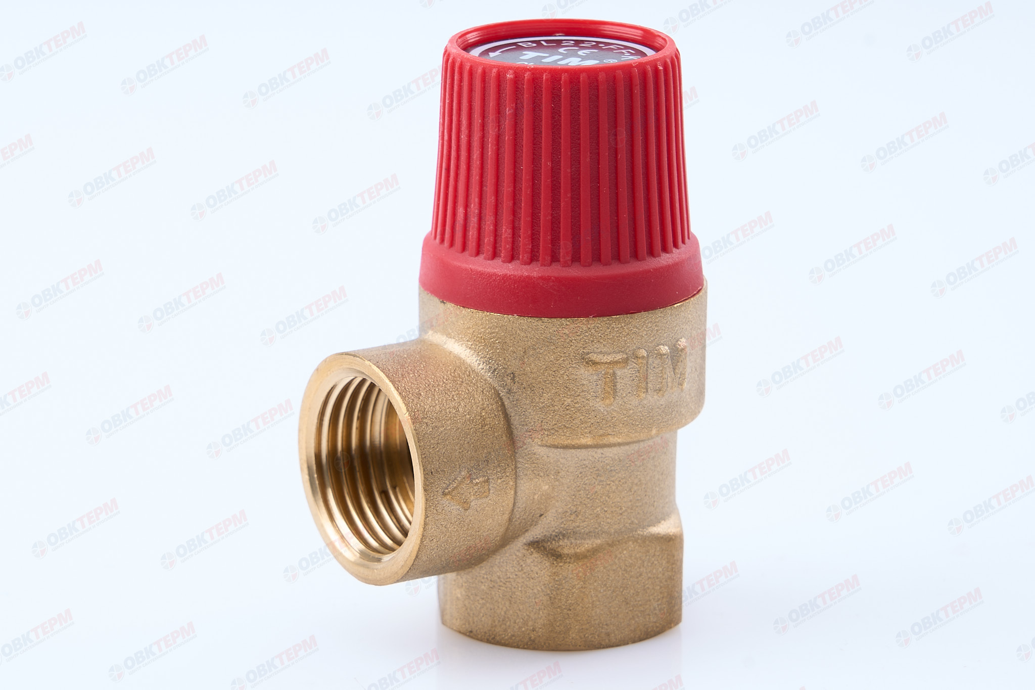 Предохранительный клапан 1/2"  TIM (6 bar) вв   (10шт) - Изображение №1