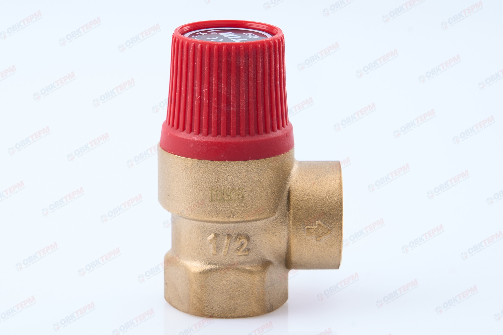 Предохранительный клапан 1/2"  TIM (6 bar) вв   (10шт) - Изображение №4