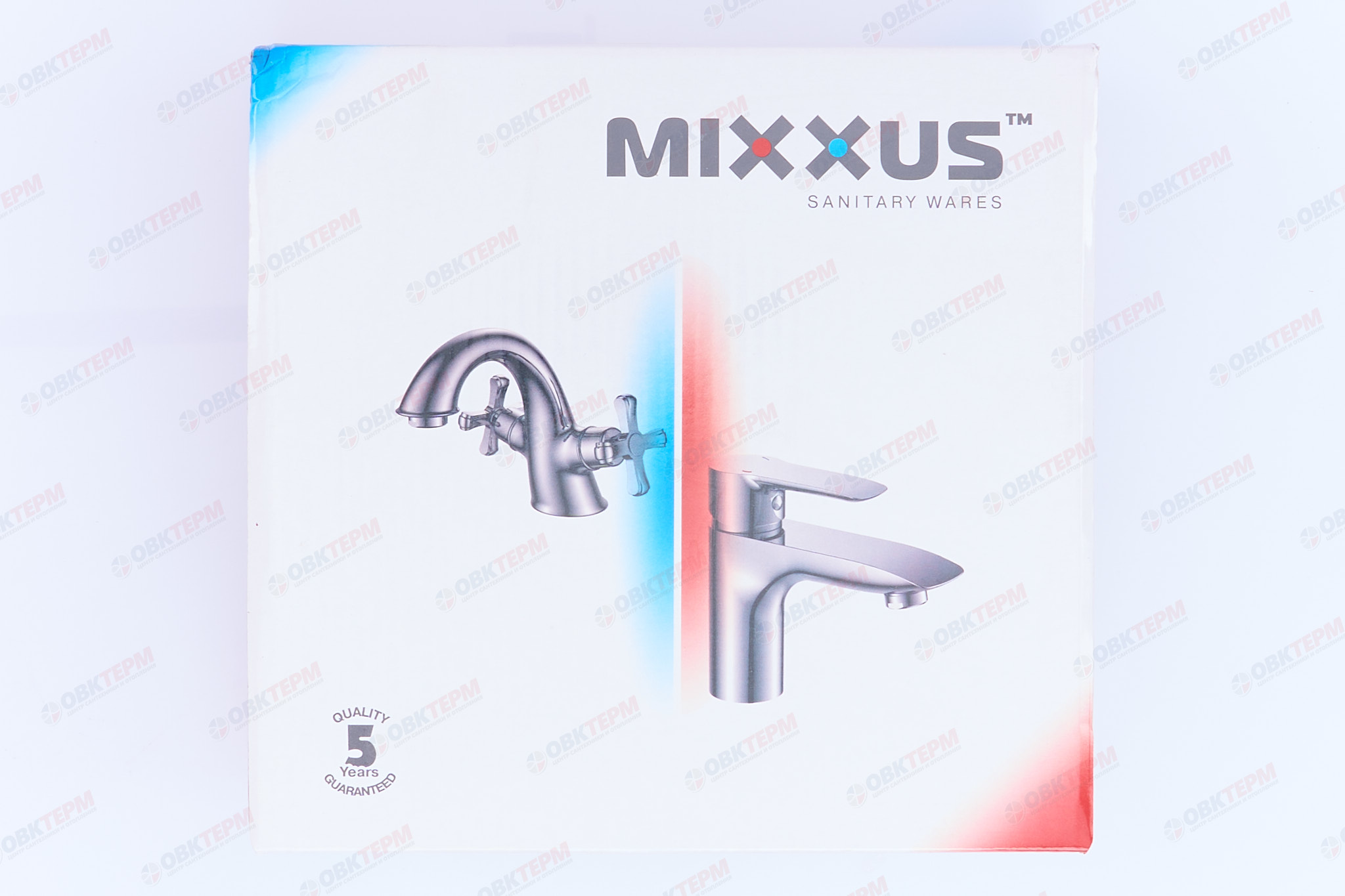 Смеситель д/ванны корот. MIXXUS MISSOURI 009 EURO Ø35 (BLACK)  (10 шт/ящ) - миниатюра №7