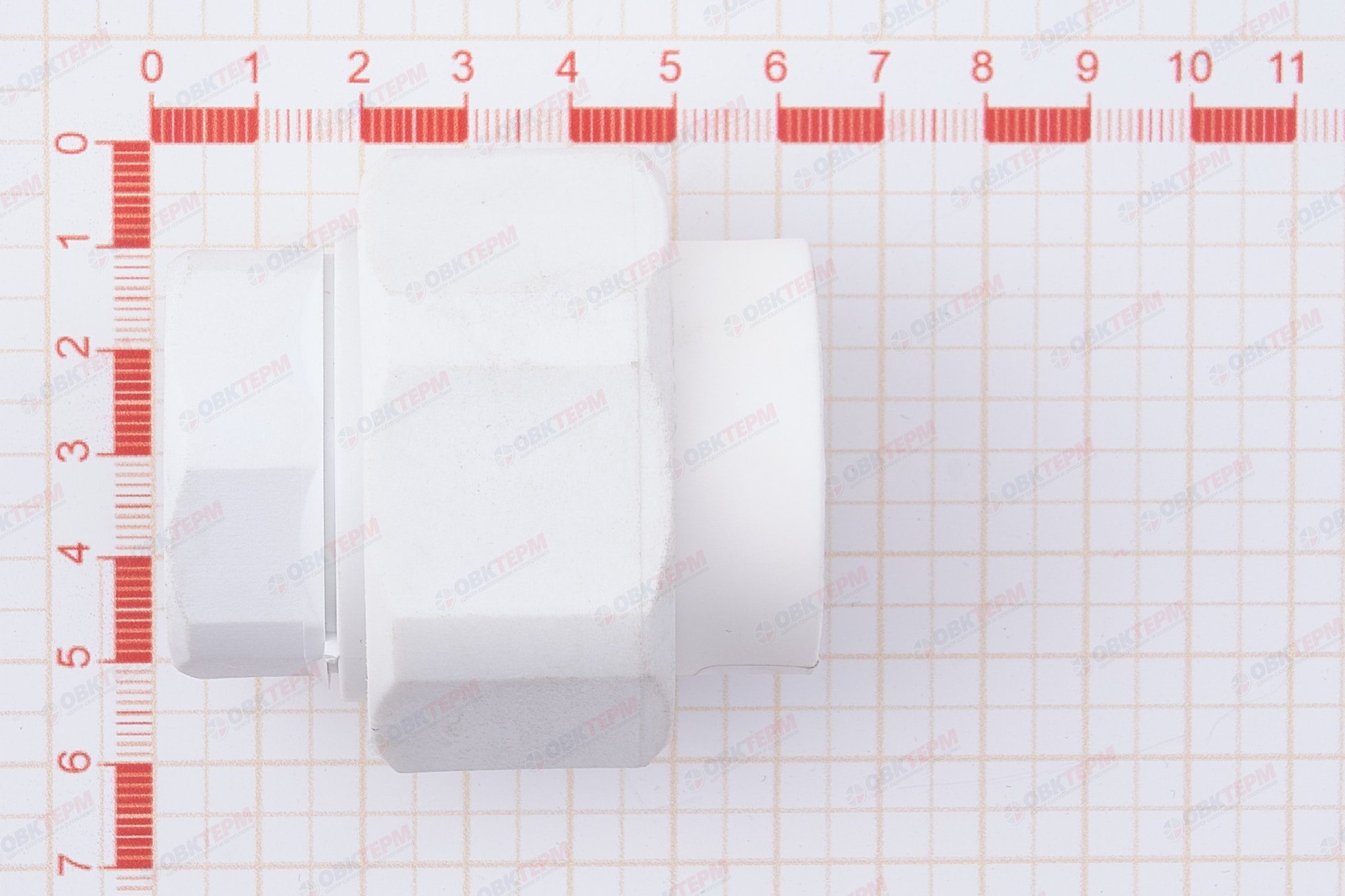 Разборное соединение  32 * 1"  В   PPSU  (ПЛАСТИК)  БЕЛАЯ PP-R    (RTP)    (150/15) - миниатюра №6