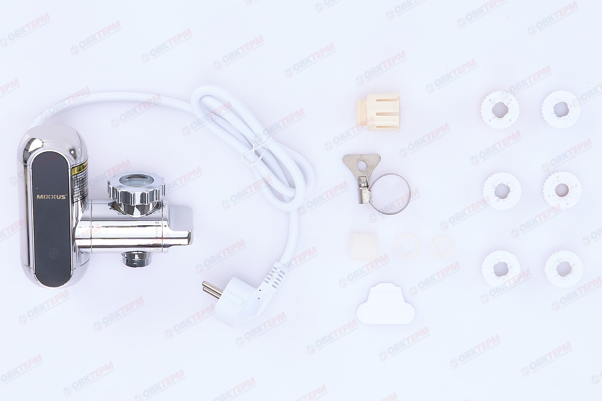 Водонагреватель на излив MIXXUS Electra 650-E CHROME /инд. темп. /крепл.на излив / 3 kW - Изображение №4