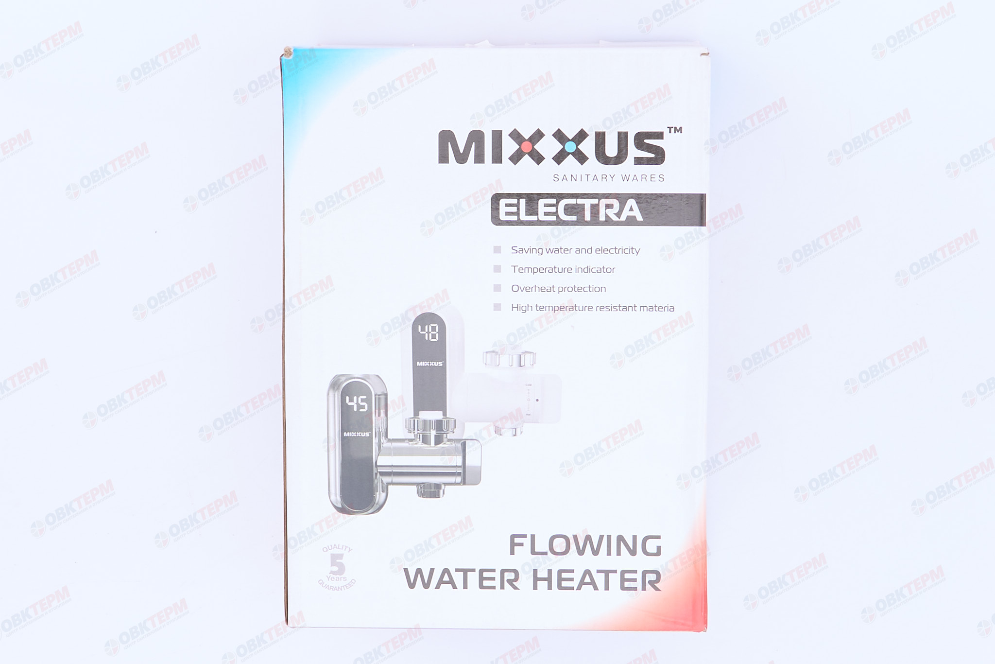 Водонагреватель на излив MIXXUS Electra 650-E CHROME /инд. темп. /крепл.на излив / 3 kW - Изображение №5