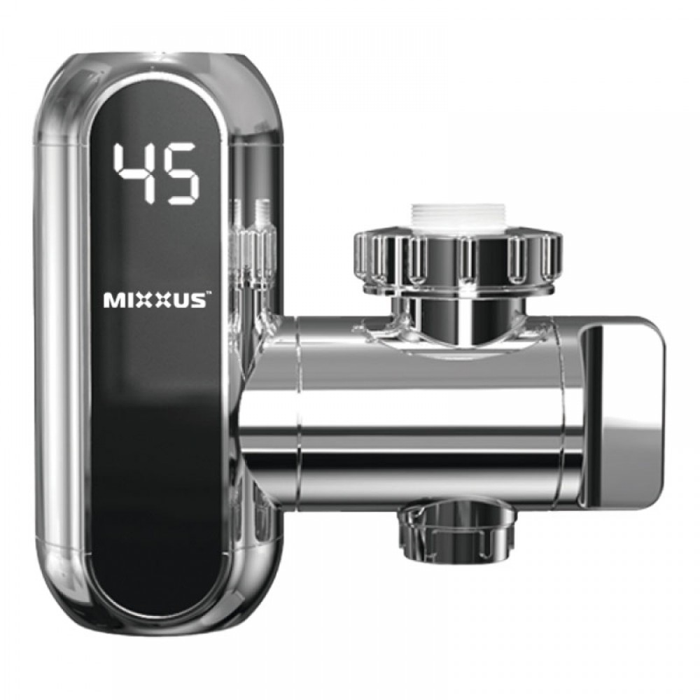 Водонагреватель на излив MIXXUS Electra 650-E CHROME /инд. темп. /крепл.на излив / 3 kW - Изображение №1