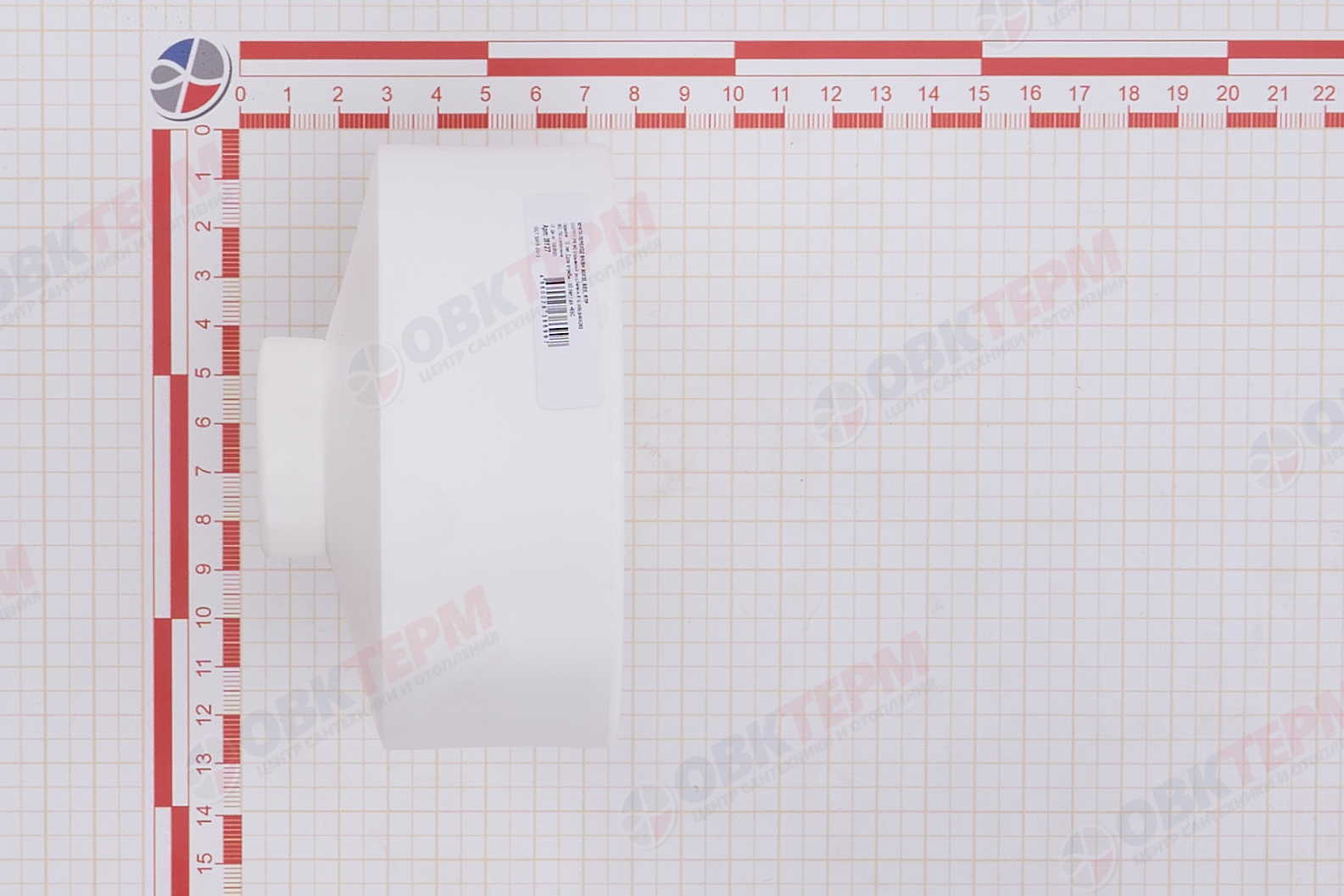 Муфта переход.  ВВ  90*32   БЕЛАЯ PP-R   (RTP)    (40/4) - Изображение №5