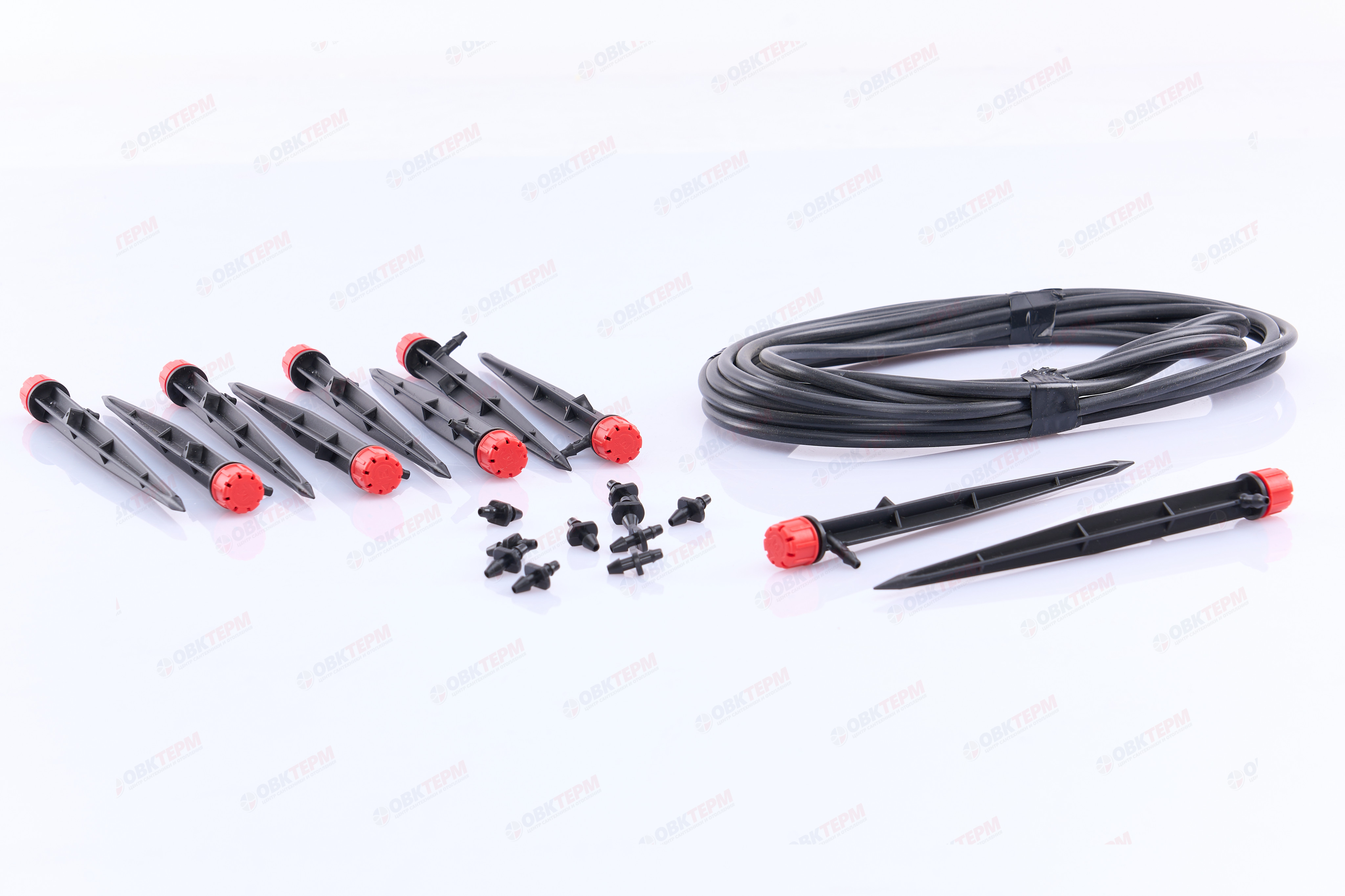 Набор разбрызгивателей на стойке(10 штук) до 15м кв полива  GN-432   (1 ш) - Изображение №2