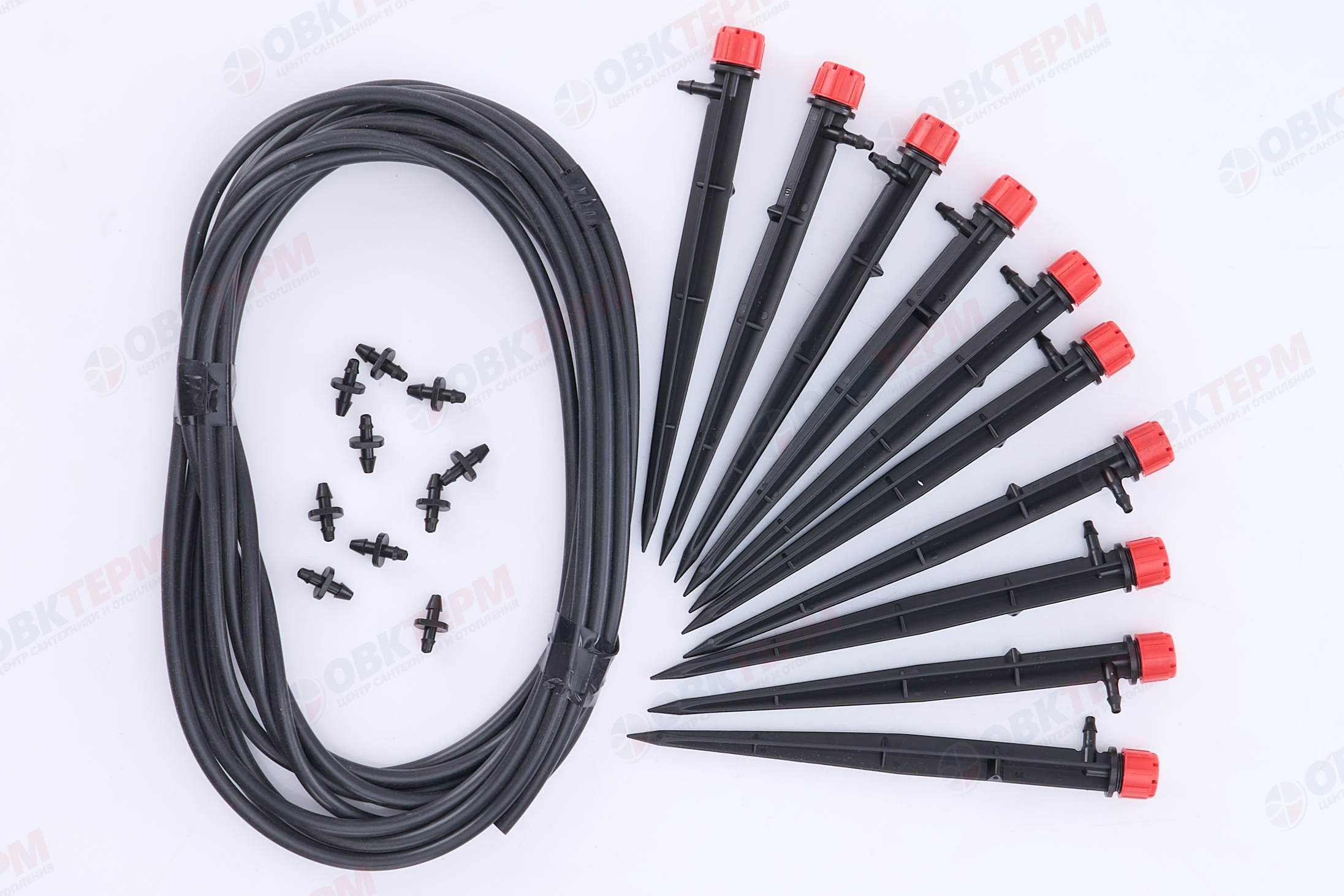 Набор разбрызгивателей на стойке(10 штук) до 15м кв полива  GN-432   (1 ш) - Изображение №3