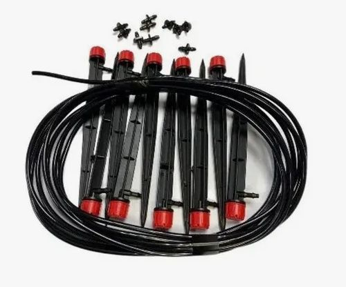 Набор разбрызгивателей на стойке(10 штук) до 15м кв полива  GN-432   (1 ш) - Изображение №1