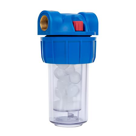 ПОСЕЙДОН Фильтр полифосфатный для бойлеров/котлов HS-5K （1/2" лат.резьба） - Изображение №1