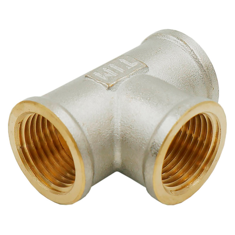 Тройник    1/2" ввв  Никель ZEISSLER   (10шт/90ящ) - Изображение №2