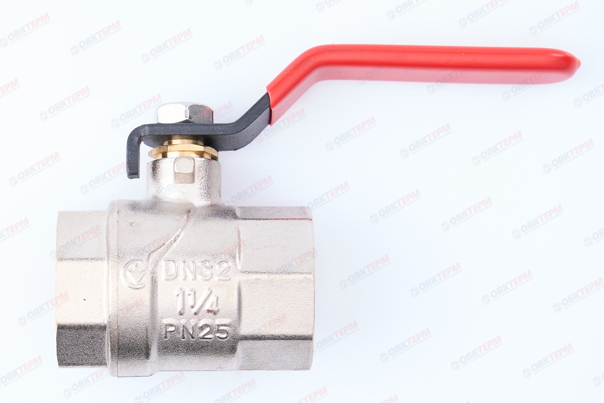 Кран шаровый     EUROPRODUCT    1 1/4"  ВВ   ручка   (36 шт) - Изображение №1