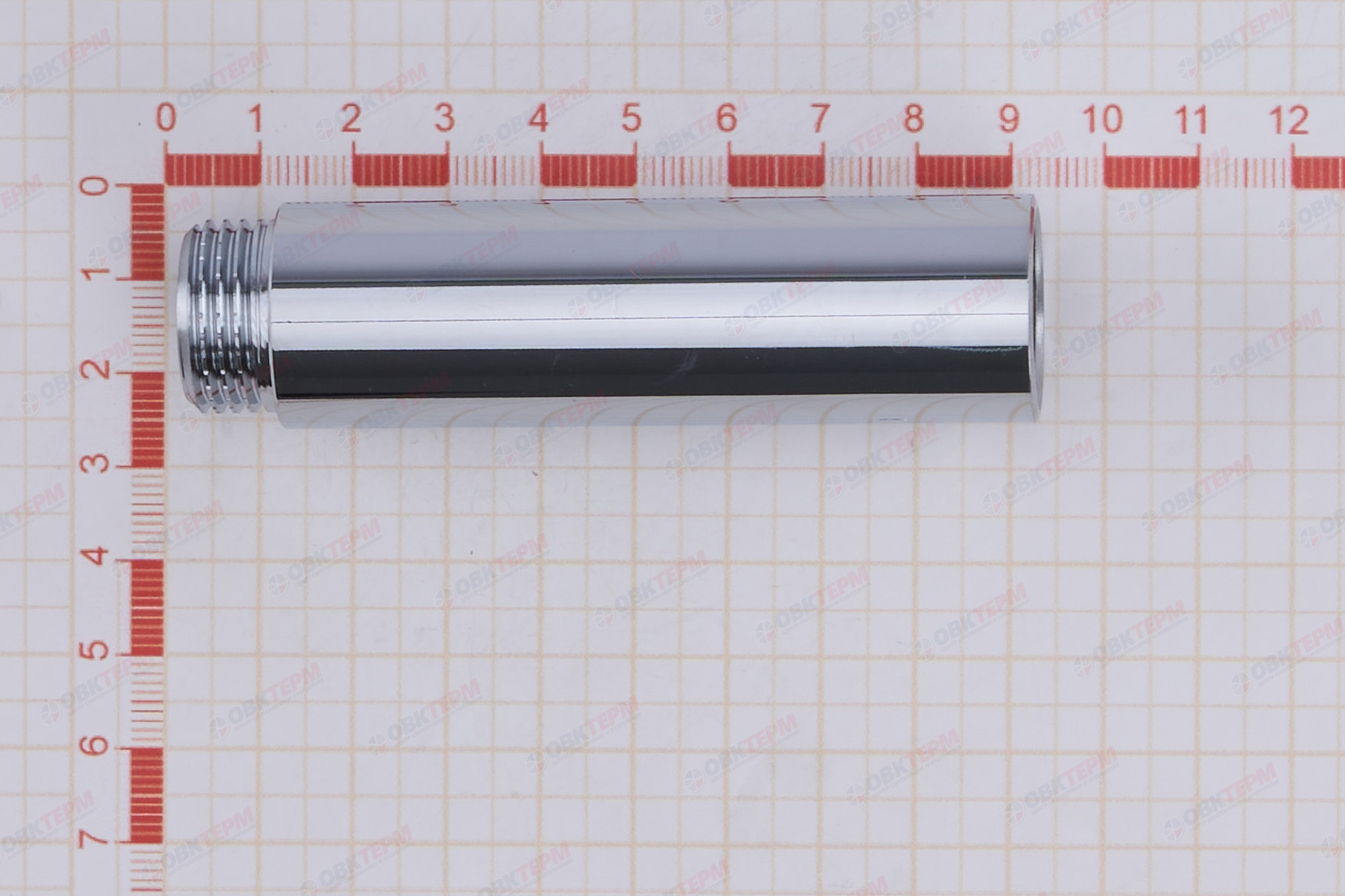 Удлинитель       1/2" ,80 мм,  хром    NOLF Classic   (160шт/ящ) - миниатюра №6