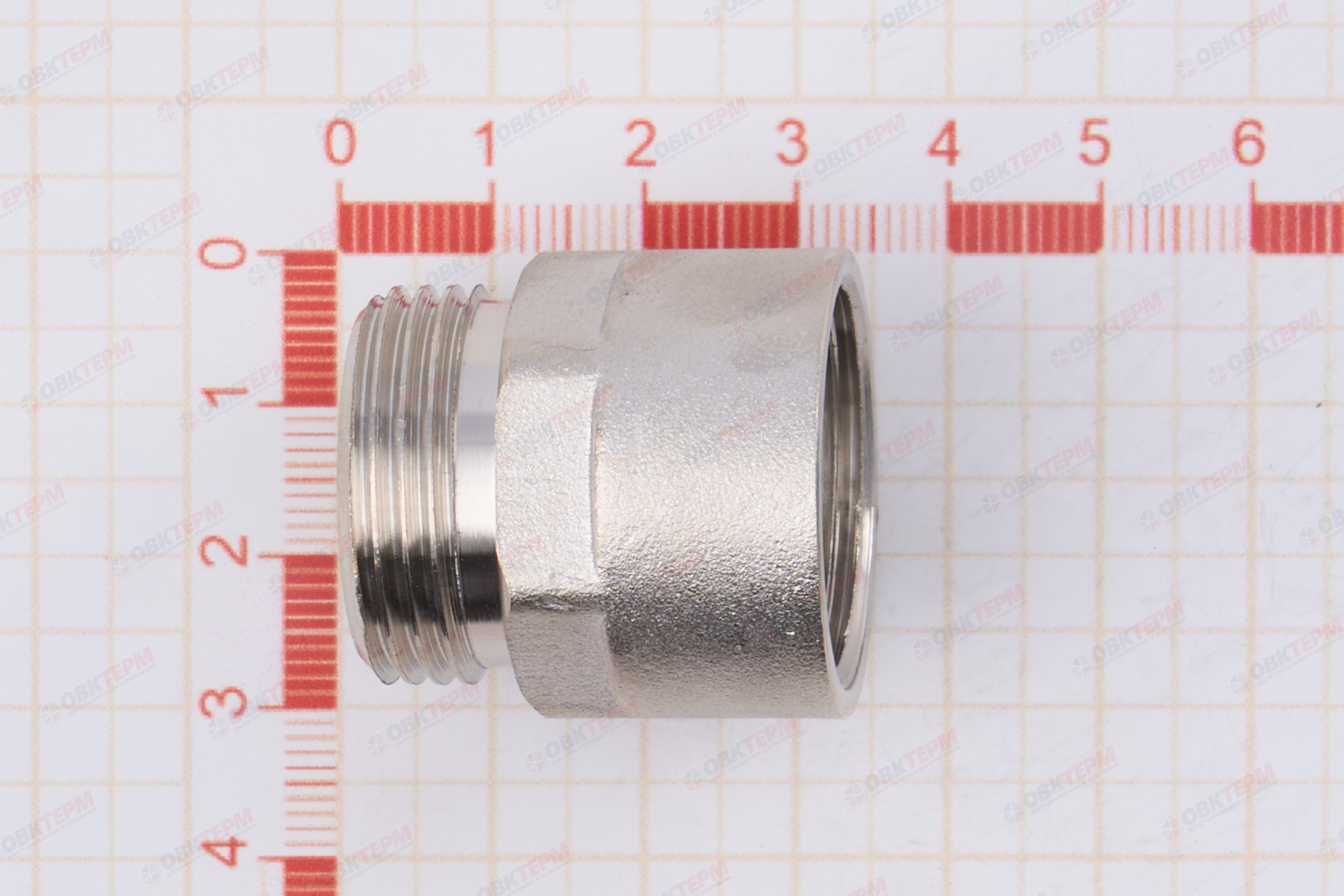Переходник     3/4" евроконус вн.-нар.     никель     (Valtec)    (10уп/160ящ) - Изображение №5
