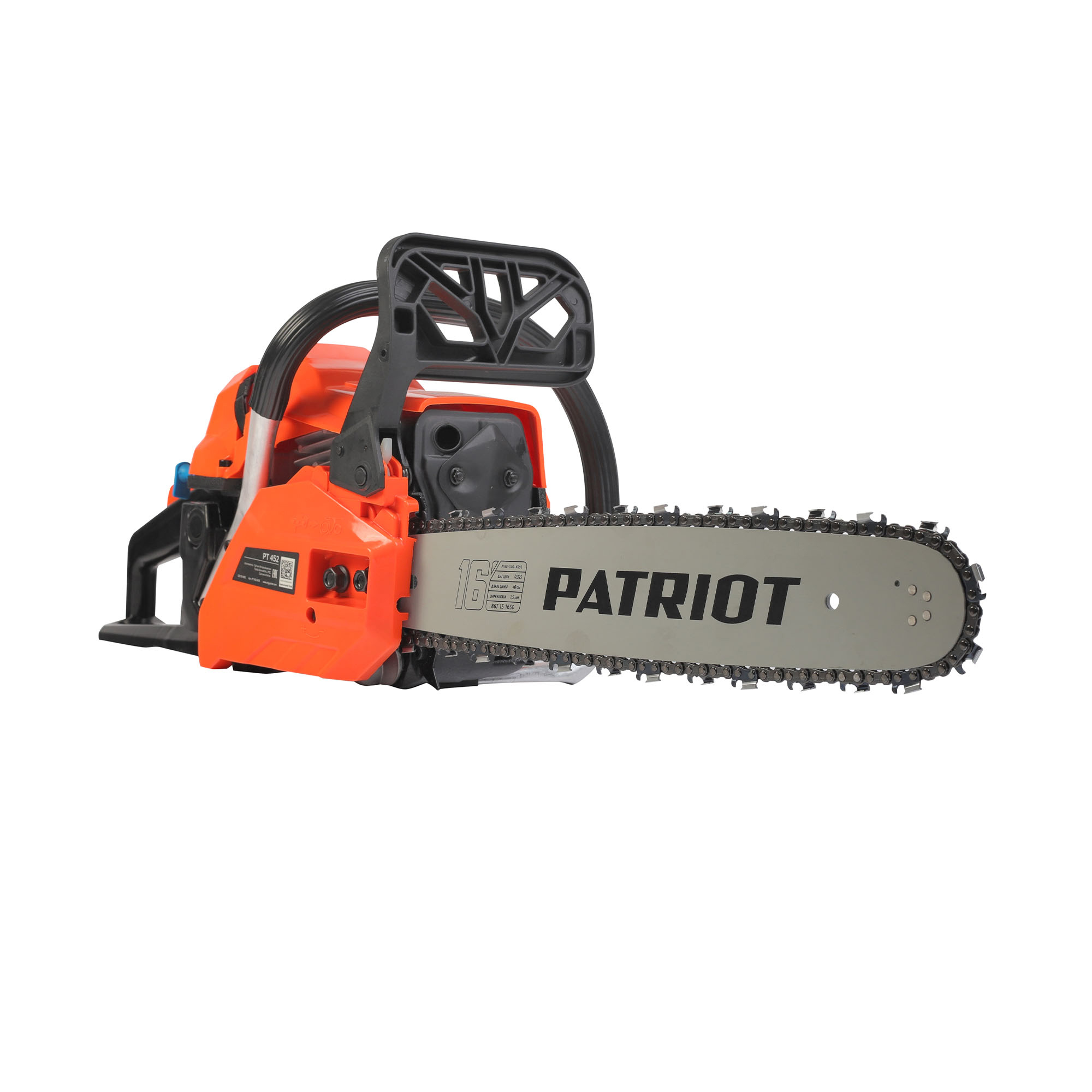 Пила цепная бензиновая PATRIOT PT 452, 3,4 л.с. - Изображение №4