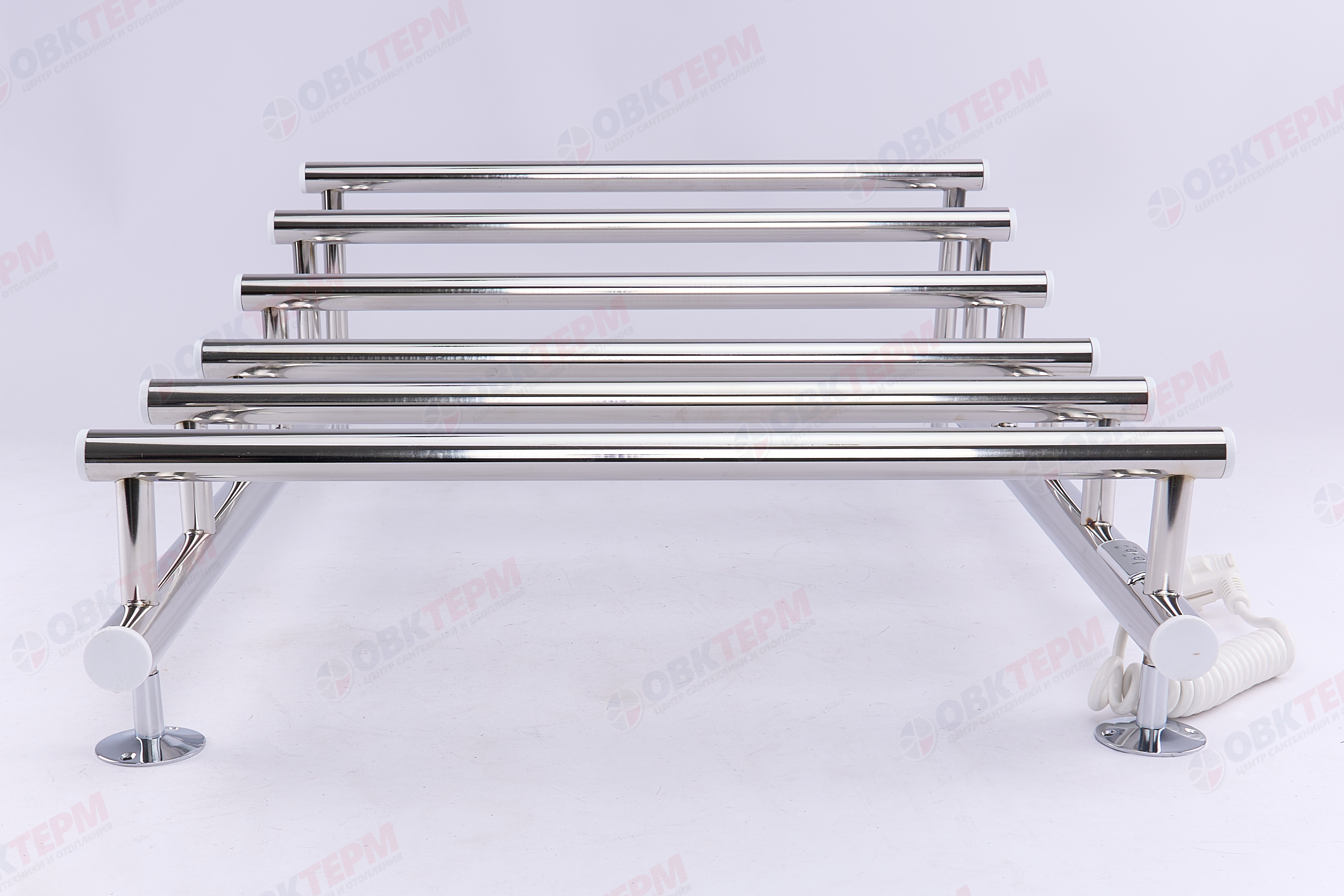 Электрический полотенцесушитель  "Каскад" 50/80 ПРАВЫЙ (6 полок, сухой, терморегулятор) ARIN BERD - Изображение №3