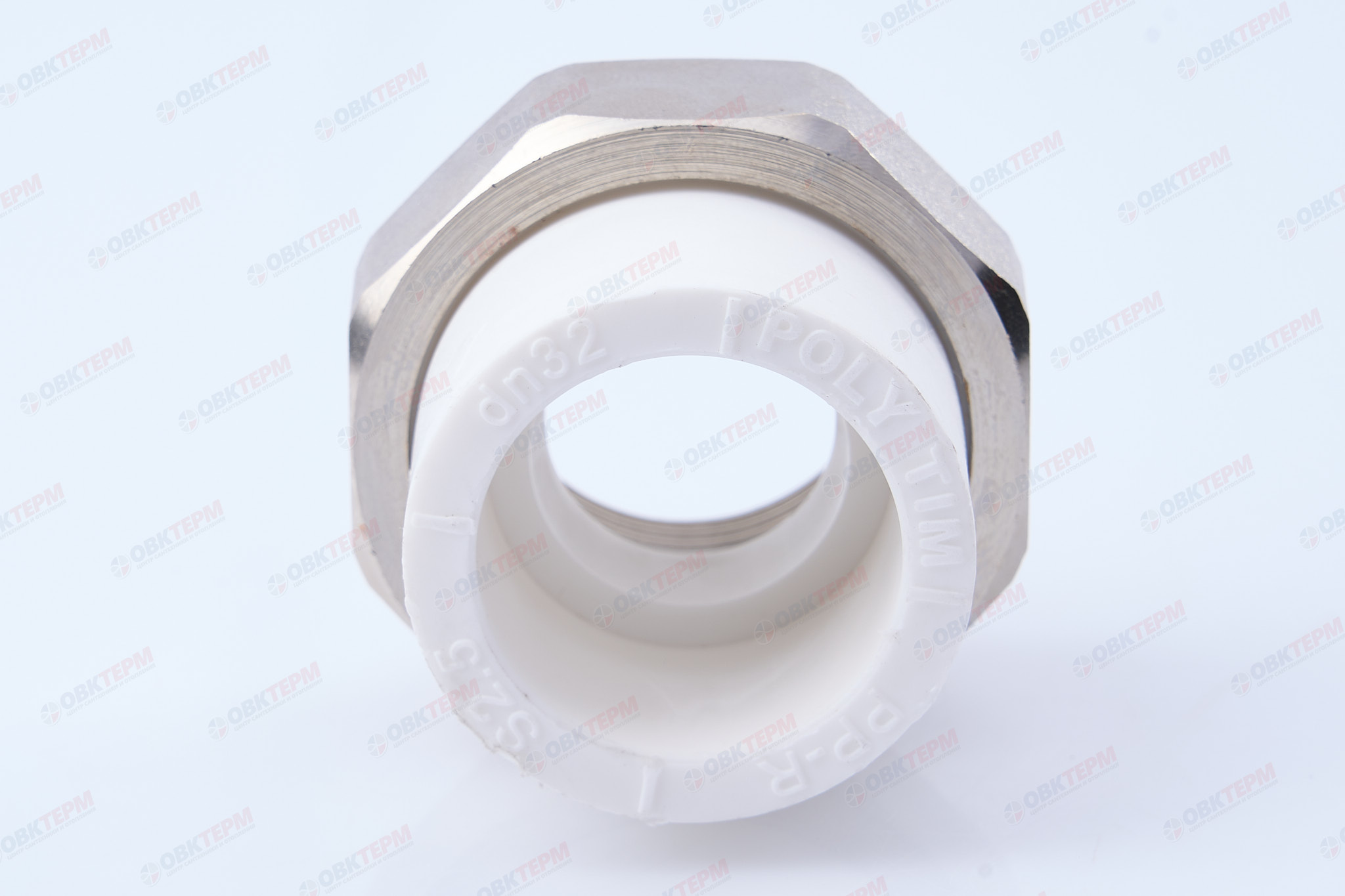 Разборное соединение  32 * 1" в    (белый)    (TIM) - Изображение №5
