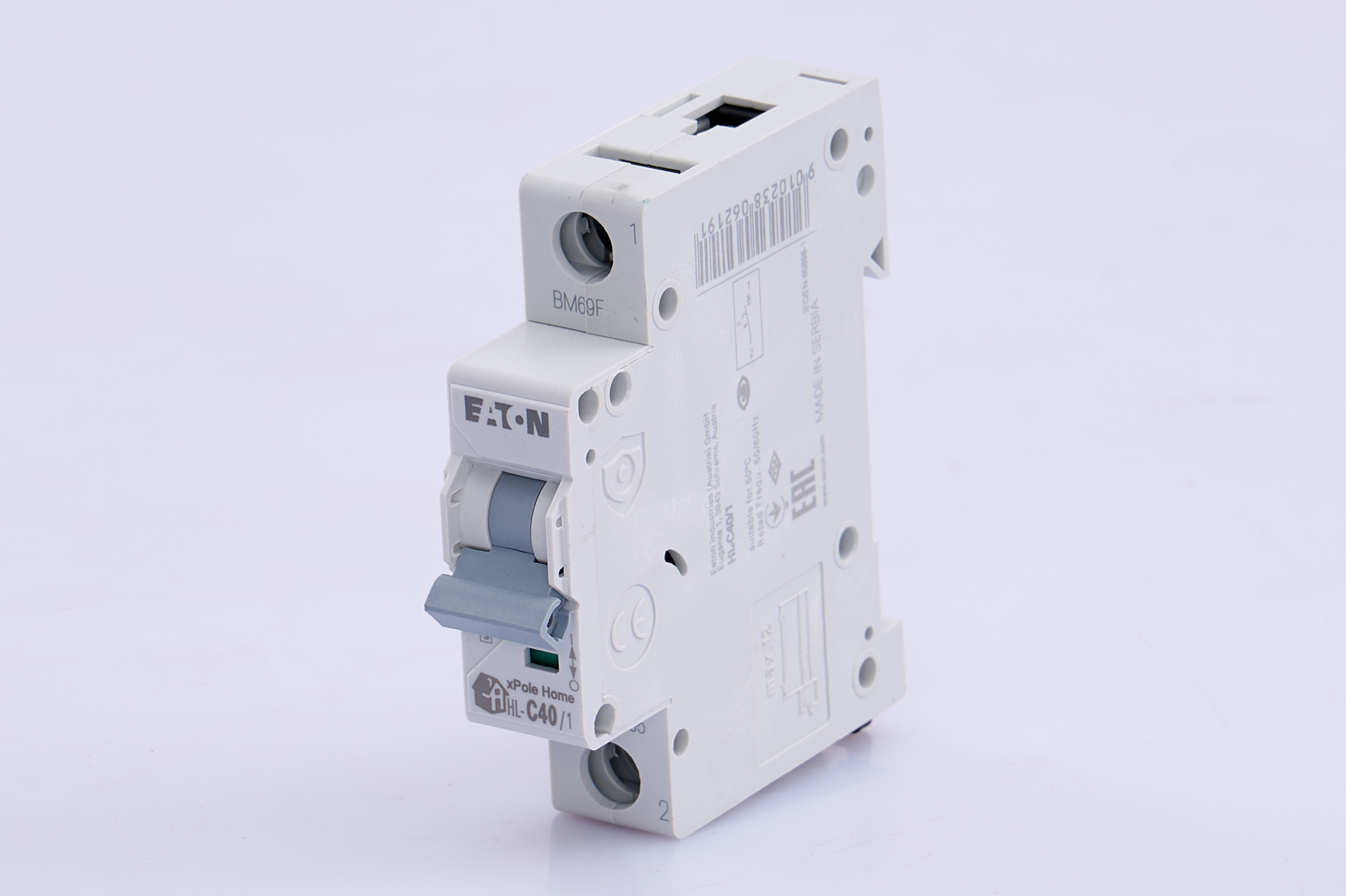 Выключатель автоматический 1п C 40A HL EATON (12шт/уп) - Изображение №2