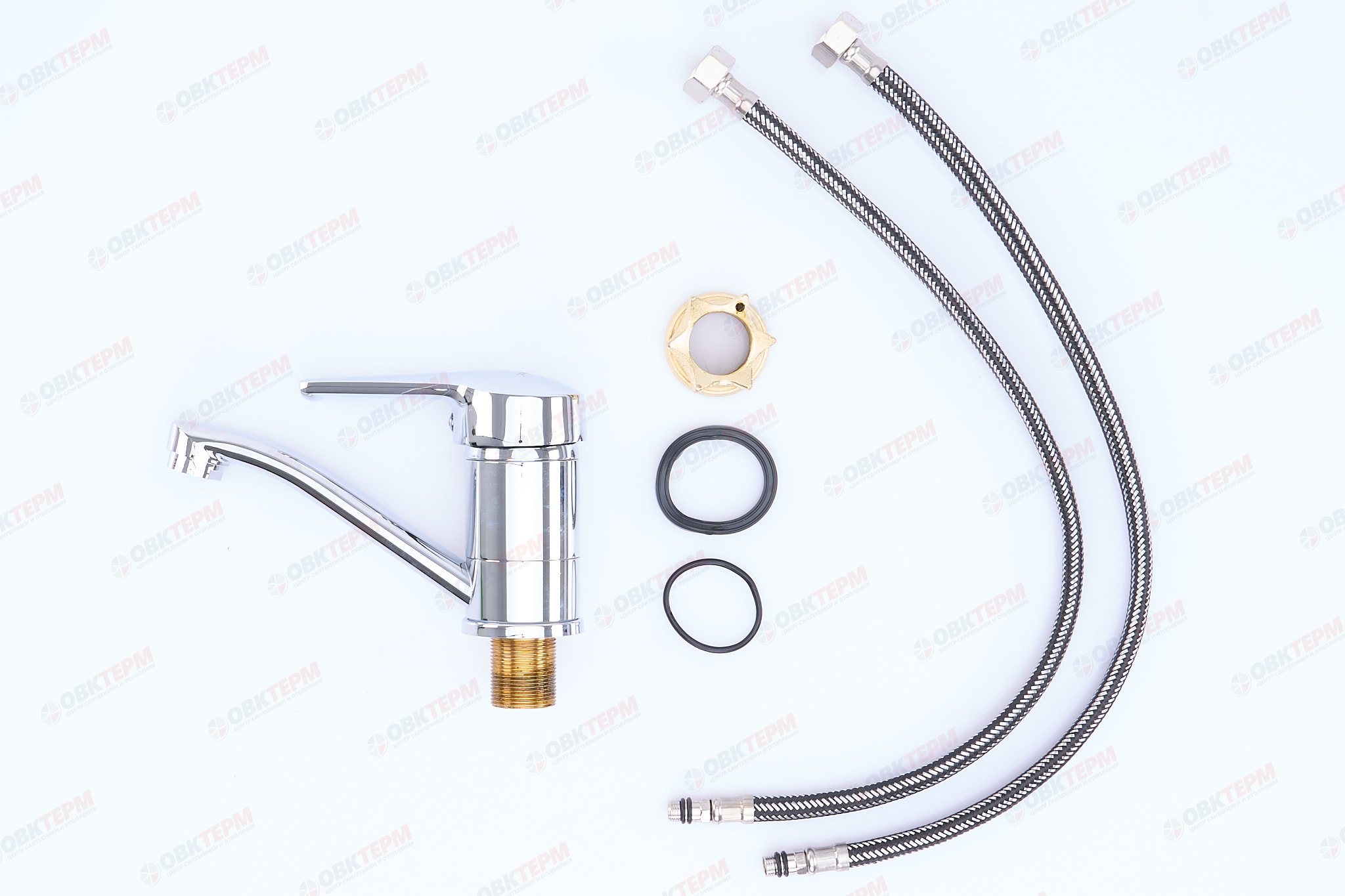 Смеситель д/кухни ZERIX PED-B 182 Ø40 на ГАЙКЕ   (10 шт/ящ) - Изображение №2