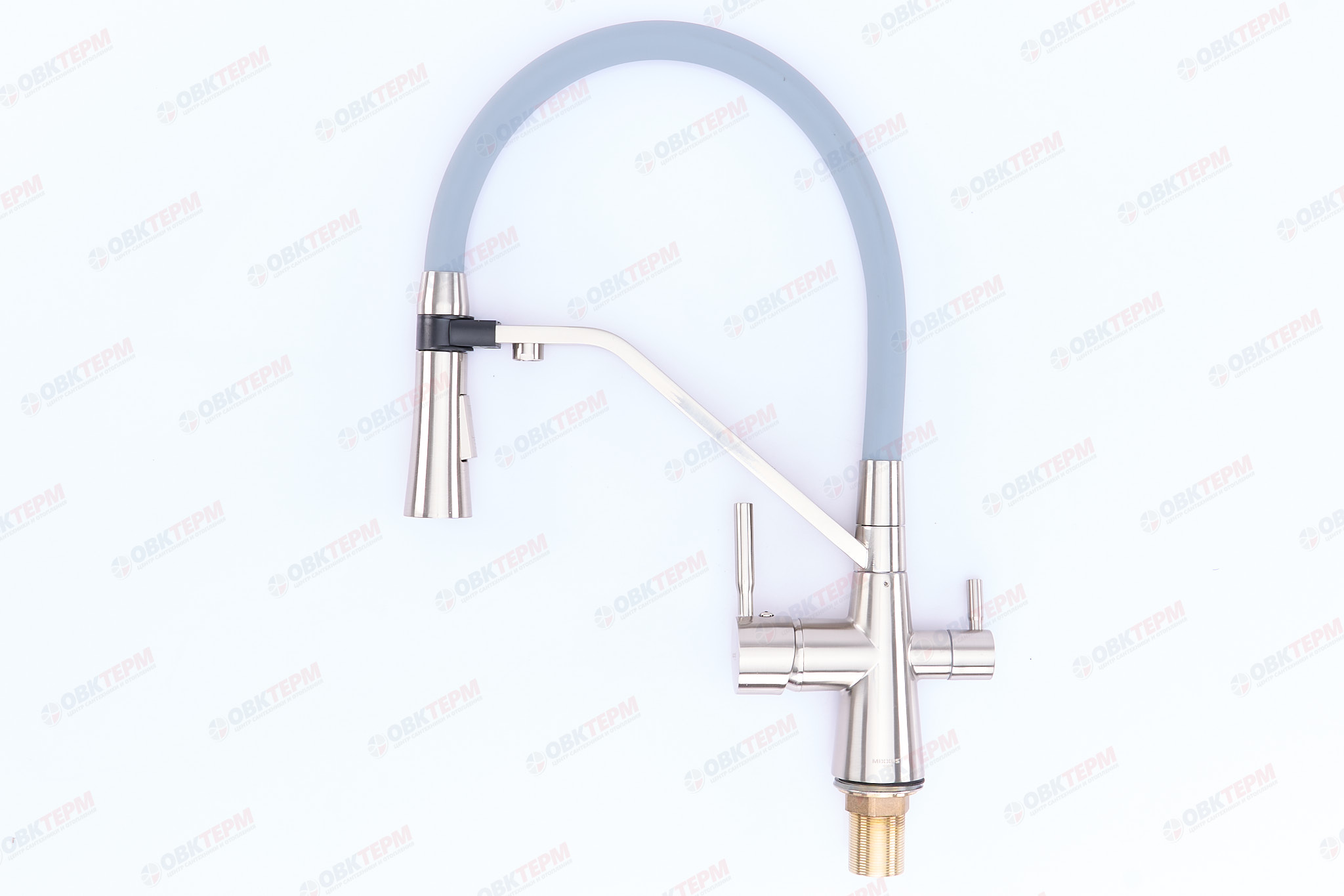 Смеситель д/кухни под ФИЛЬТР MIXXUS PREMIUM MAGNET 021 SS COLOR REFL.GREY Ø35 (8 шт/ящ) - Изображение №2