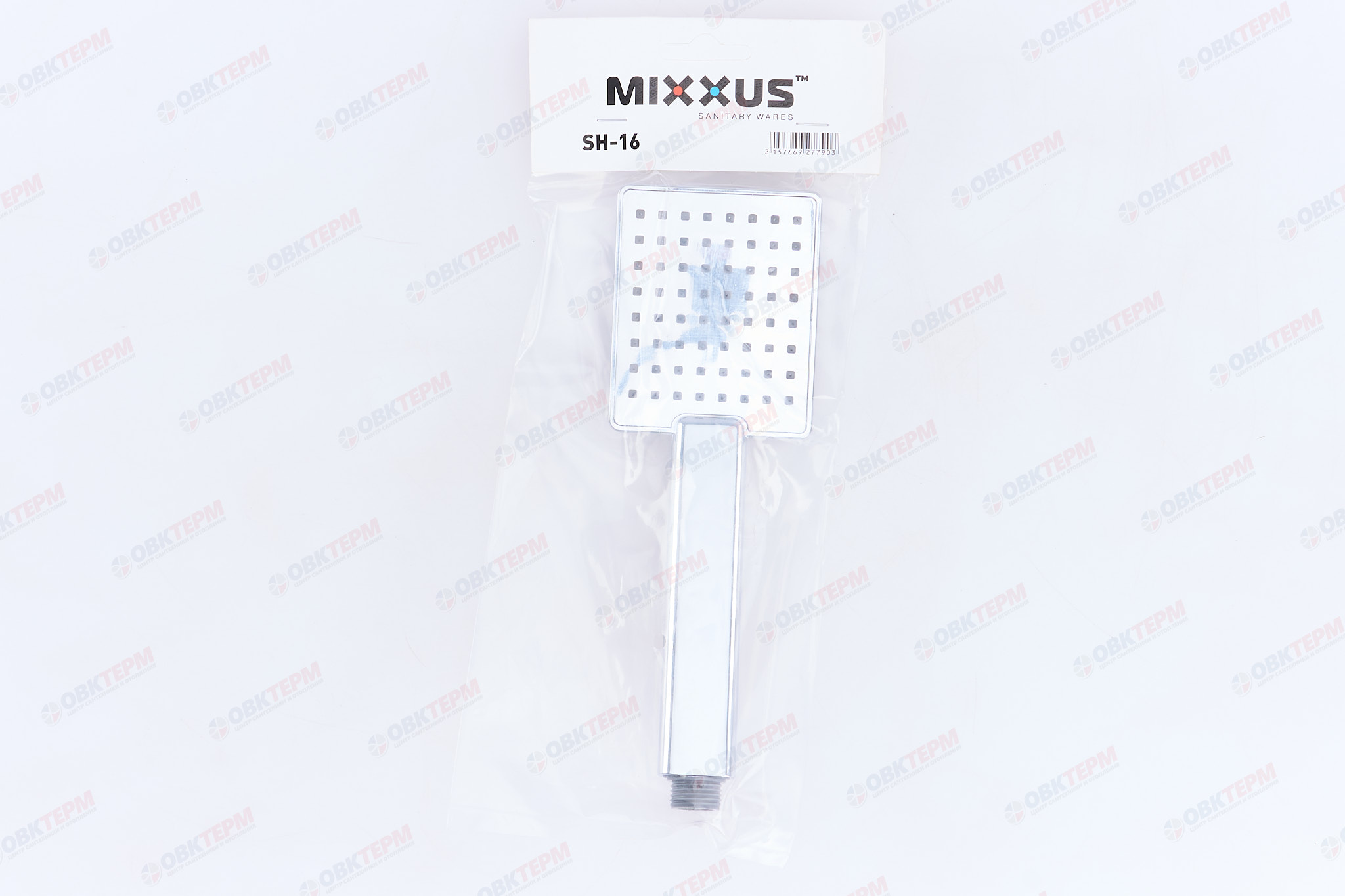 Лейка д/душа ручная MIXXUS SH-16 (1 режим)  (100 шт/ящ) - миниатюра №7