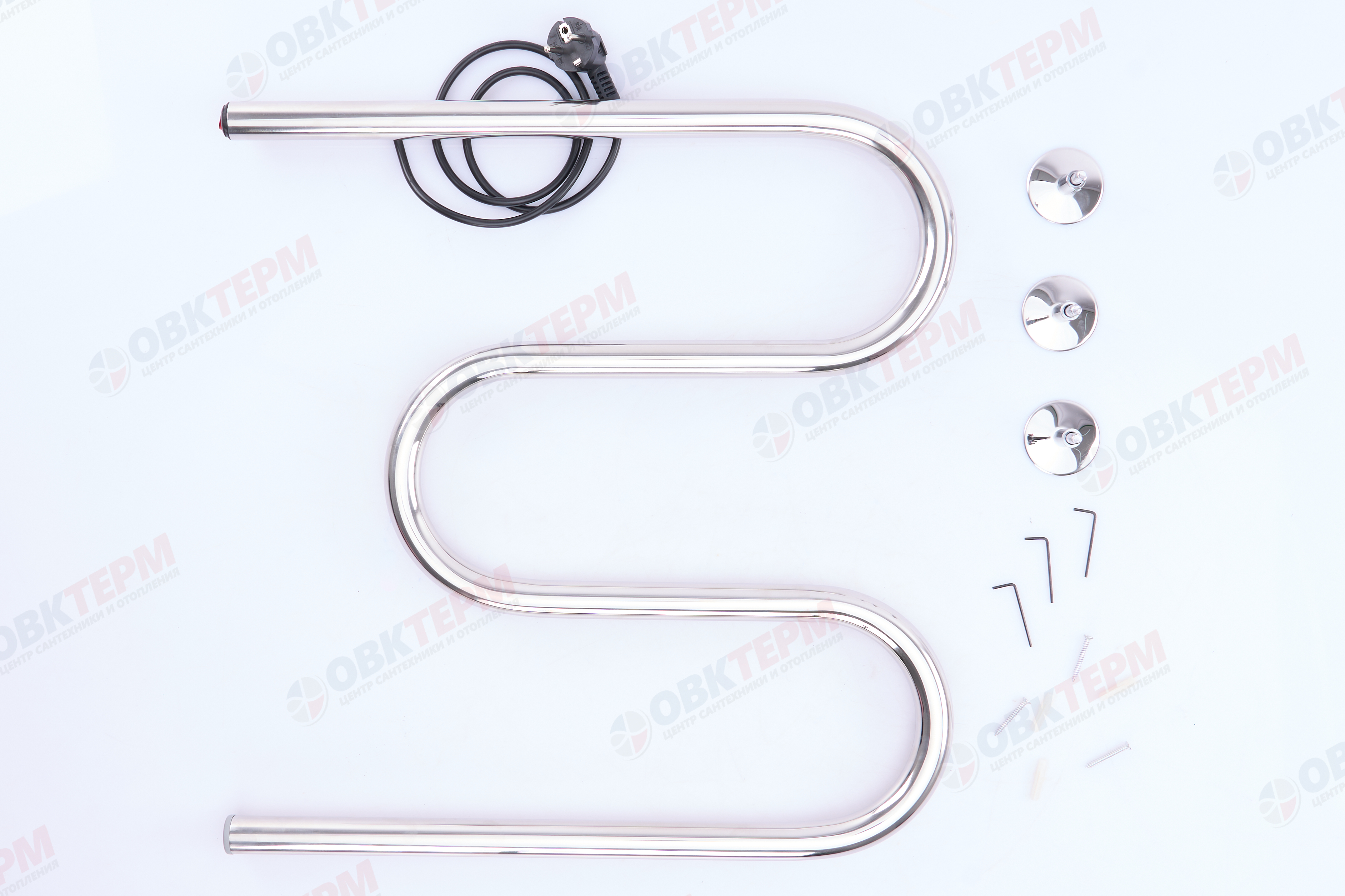 Электрический  полотенцесушитель НЕРЖ "М- "3/4"   50/50 правый АДВ - Изображение №3