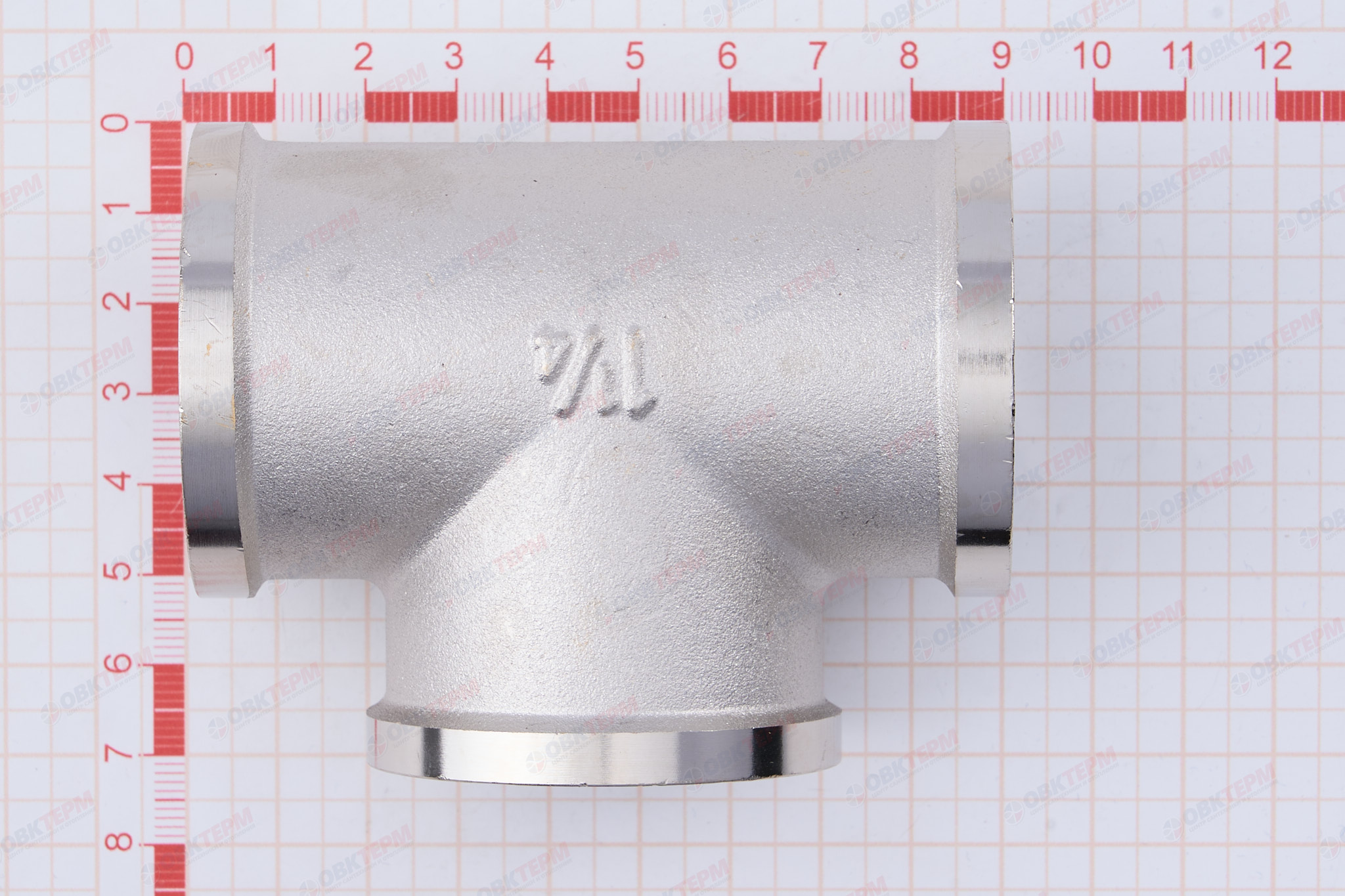 Тройник  1 1/4" ввв  Никель ZEISSLER   (1шт/16ящ) - миниатюра №4
