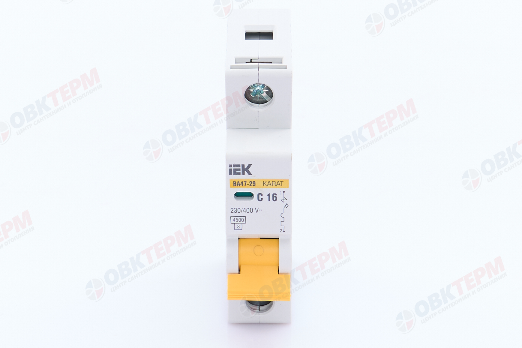 Выключатель автоматический модульный 1п C 16А 4.5кА ВА47-29 KARAT IEK - миниатюра №7