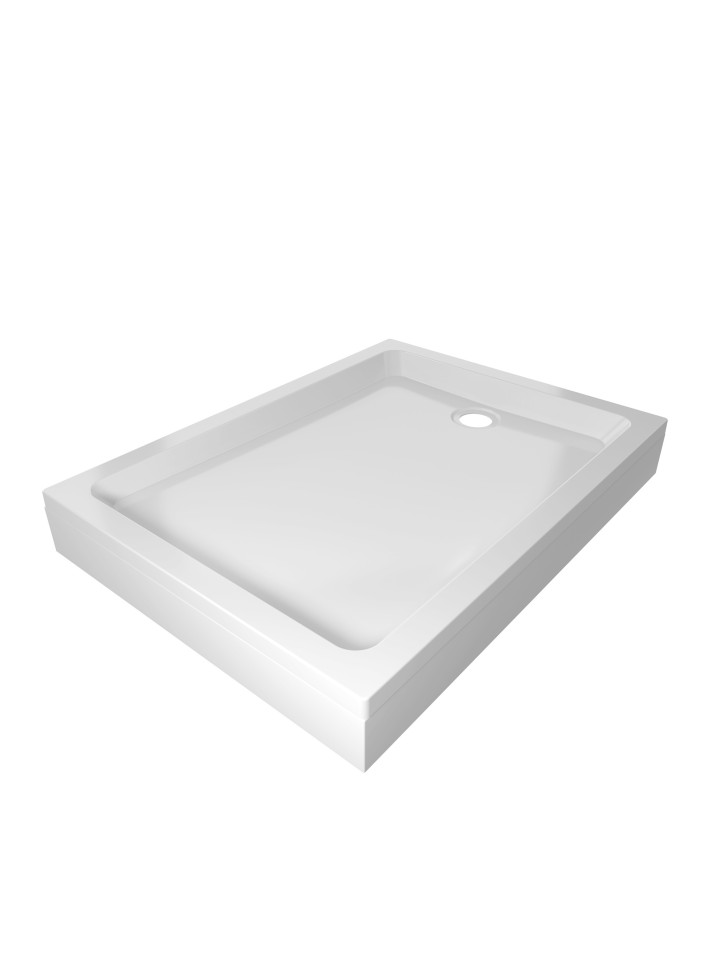 Акриловый - поддон ПД47     120*80*17 низкий полукруг (в сборе экран+каркас,БЕЗ СИФОНА) - Изображение №2