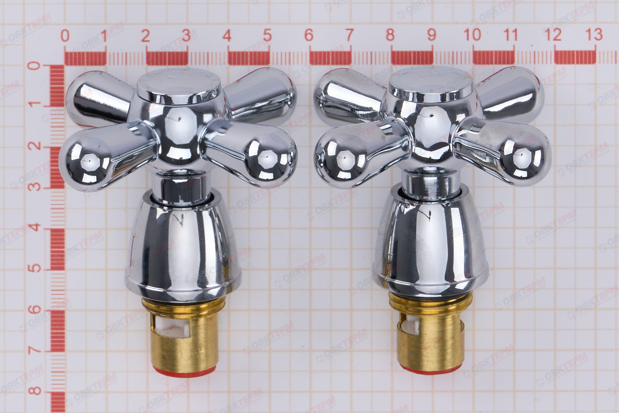 Ручки MIXXUS DOMINOX керамика (с кранбуксами, пара) (40 шт/ящ) - миниатюра №6