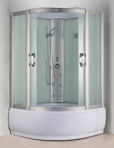 Душевая кабина ДАНА 604 W 120*120*224 (стекло 5мм, высокий поддон) ( 4 места) - Изображение №1
